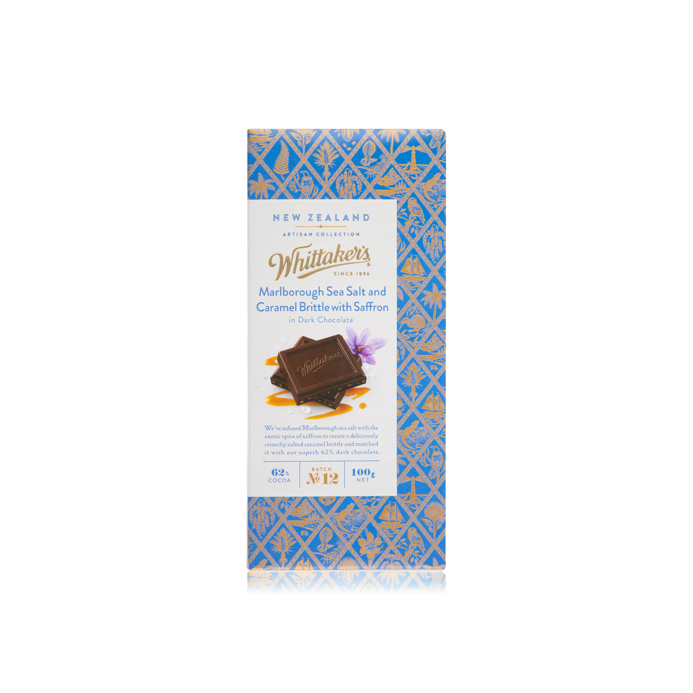 Whittakers Salted Caramel And Saffron Dark Chocolate 100g Spinneys Uae 6274