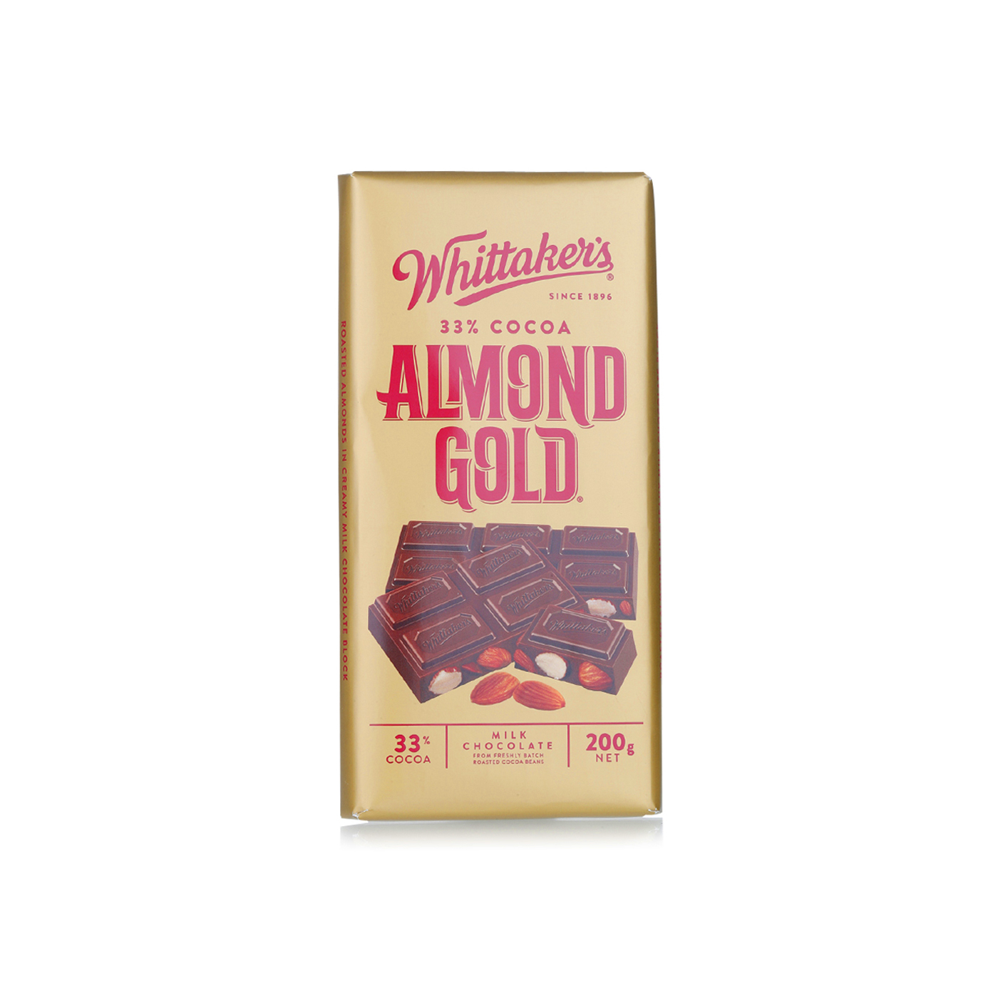 Whittaker's Almond Gold 33% Cocoa 200g