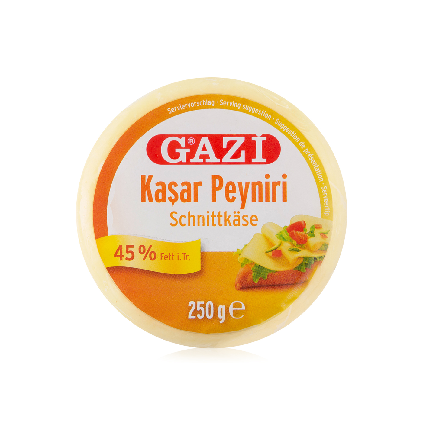 Gazi Kashkaval Hard Cheese 250g