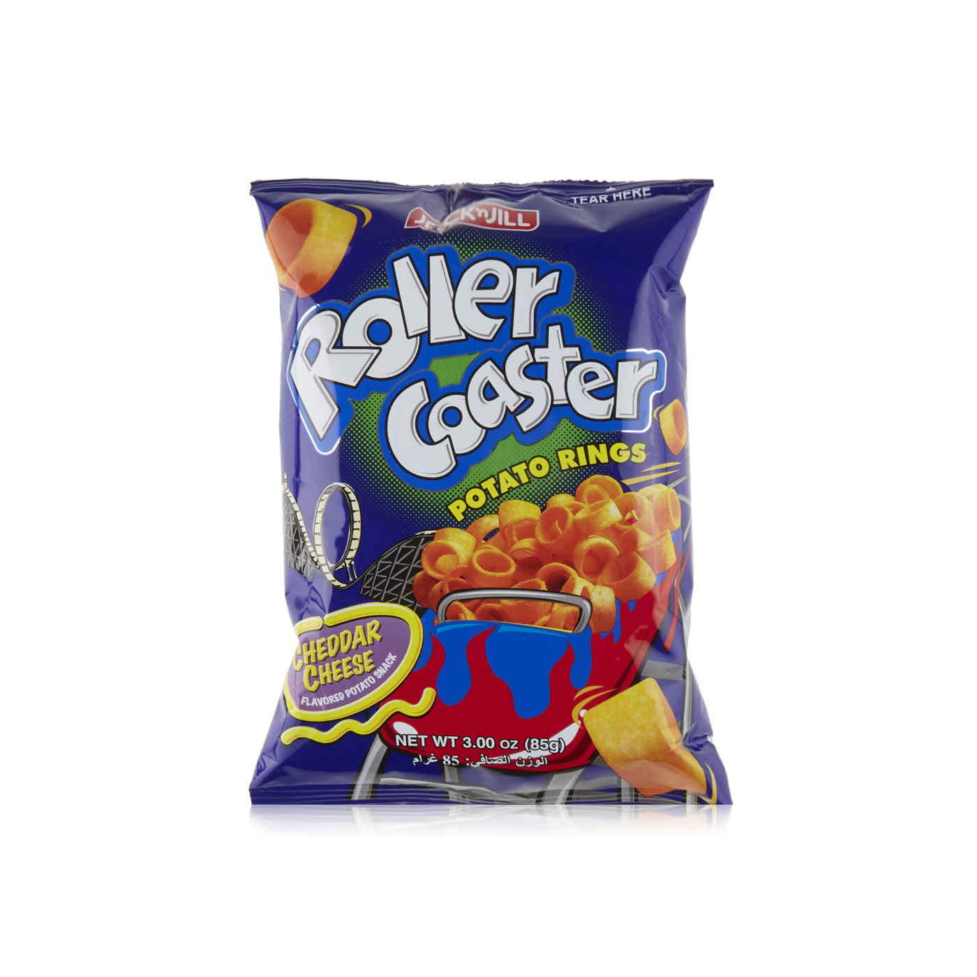 Jack 'n Jill Roller Coaster Cheddar Cheese Rings 85g
