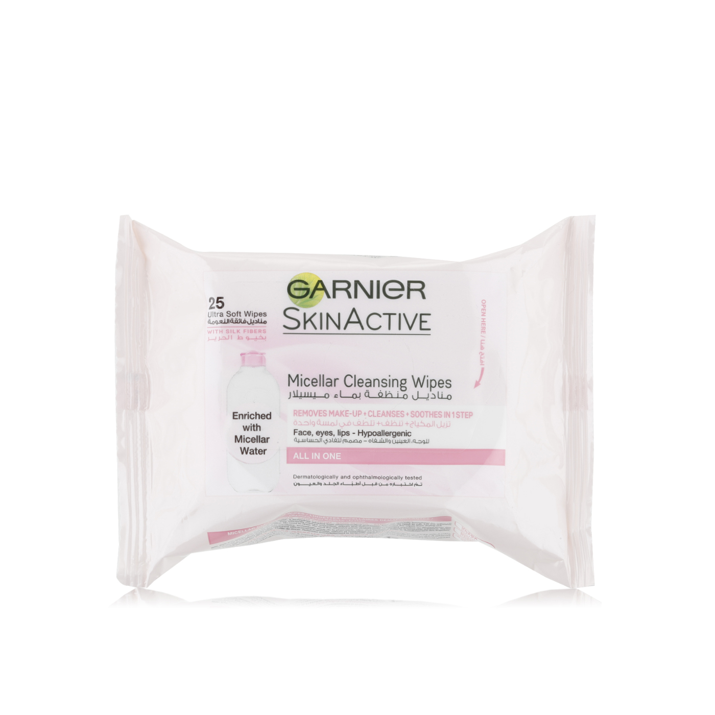 Garnier Skinactive Micellar Cleansing Wipes for Daily Make-Up x 25