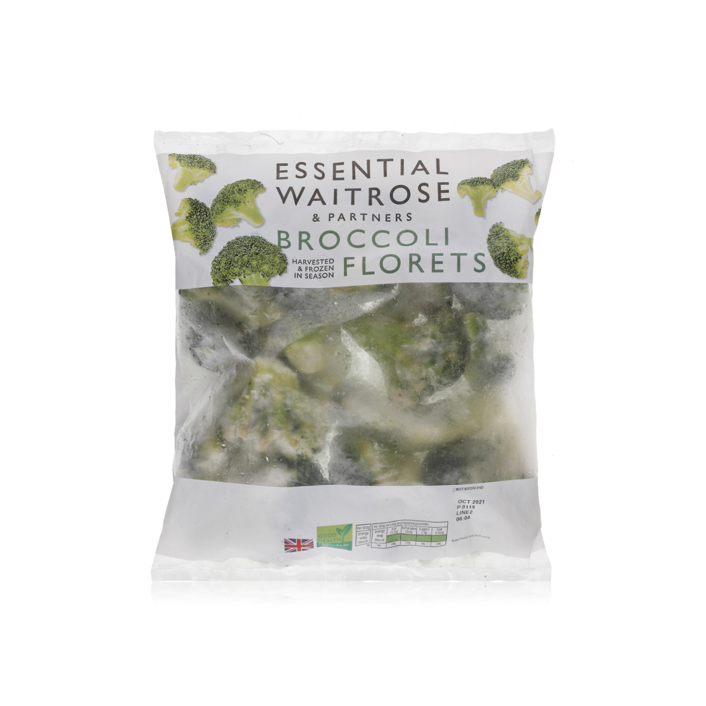 Waitrose Essential Frozen Broccoli 750G