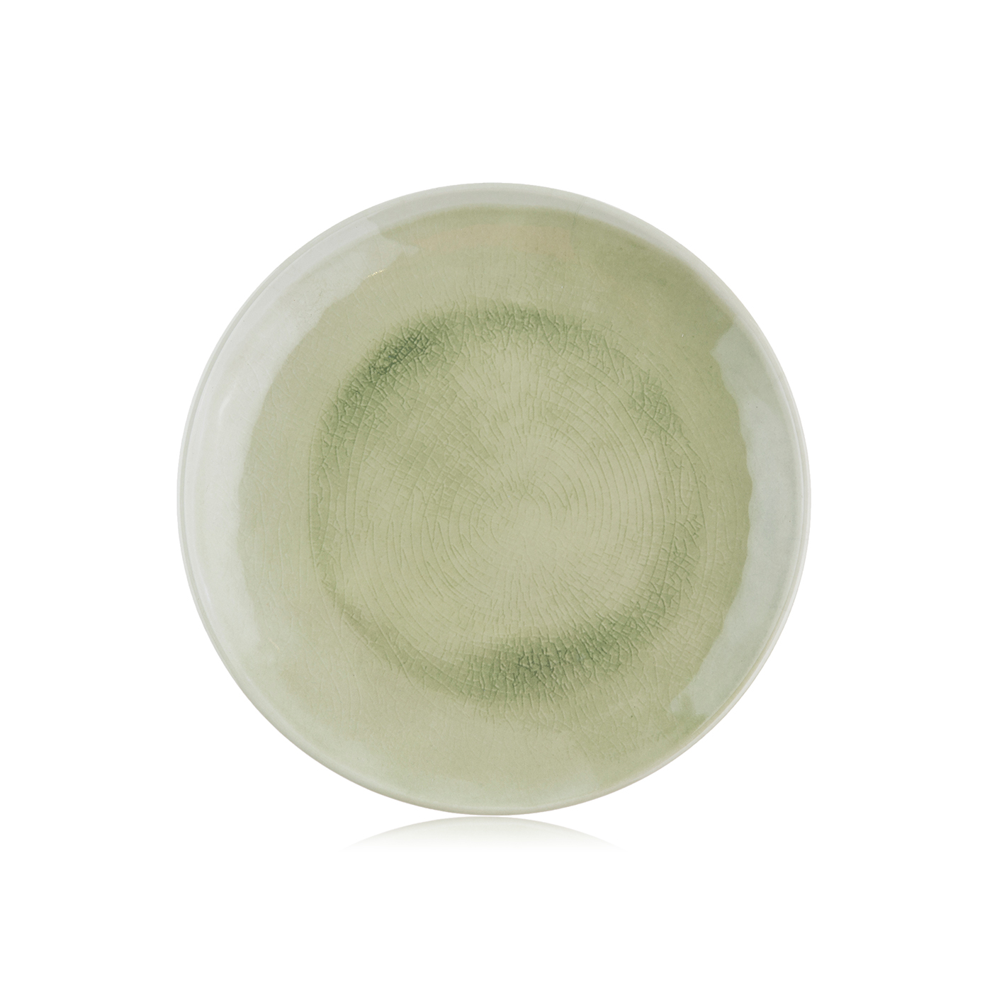 Waitrose green glazed side plate - Spinneys UAE