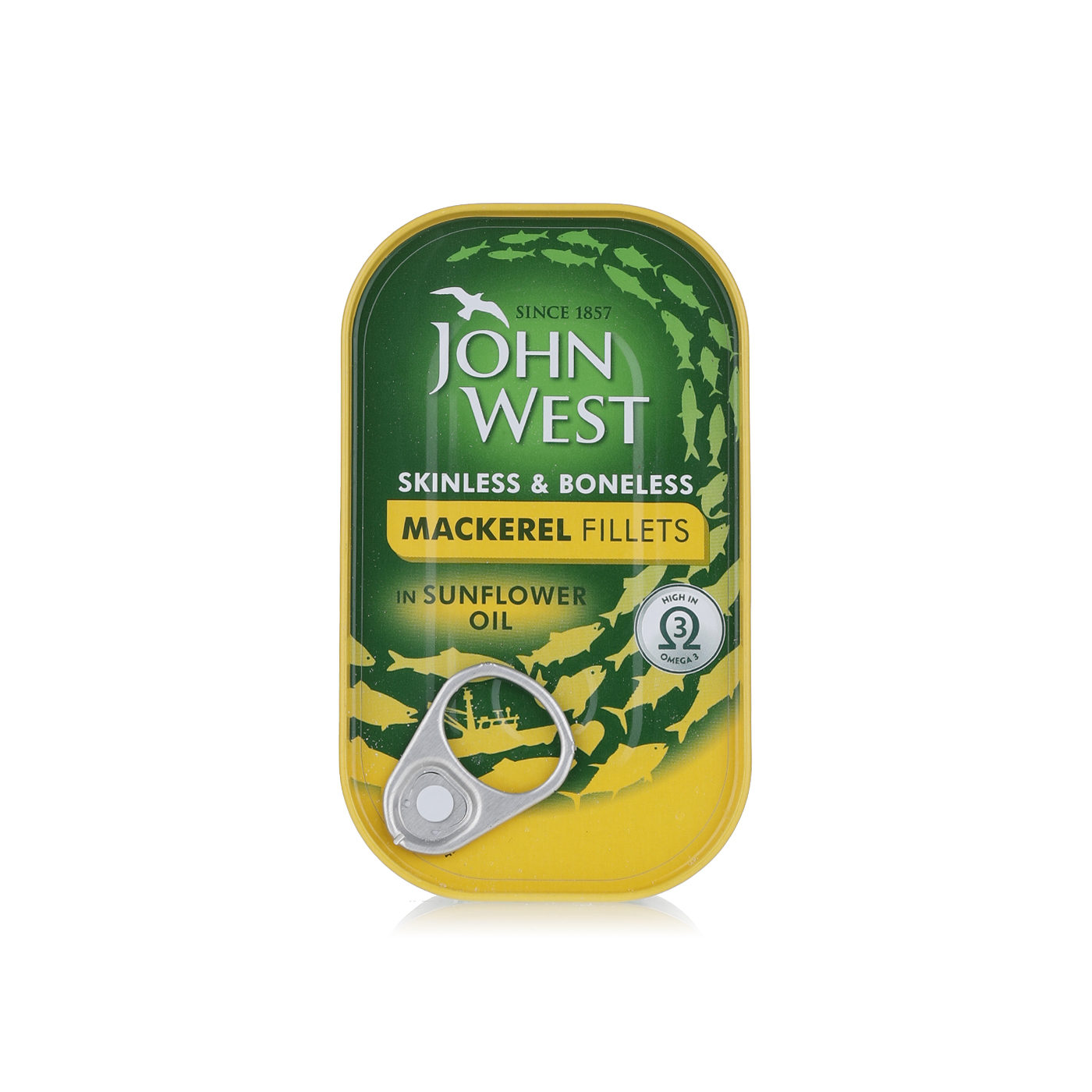 John West Boneless Mackerel Fillets in Sunflower Oil 125g