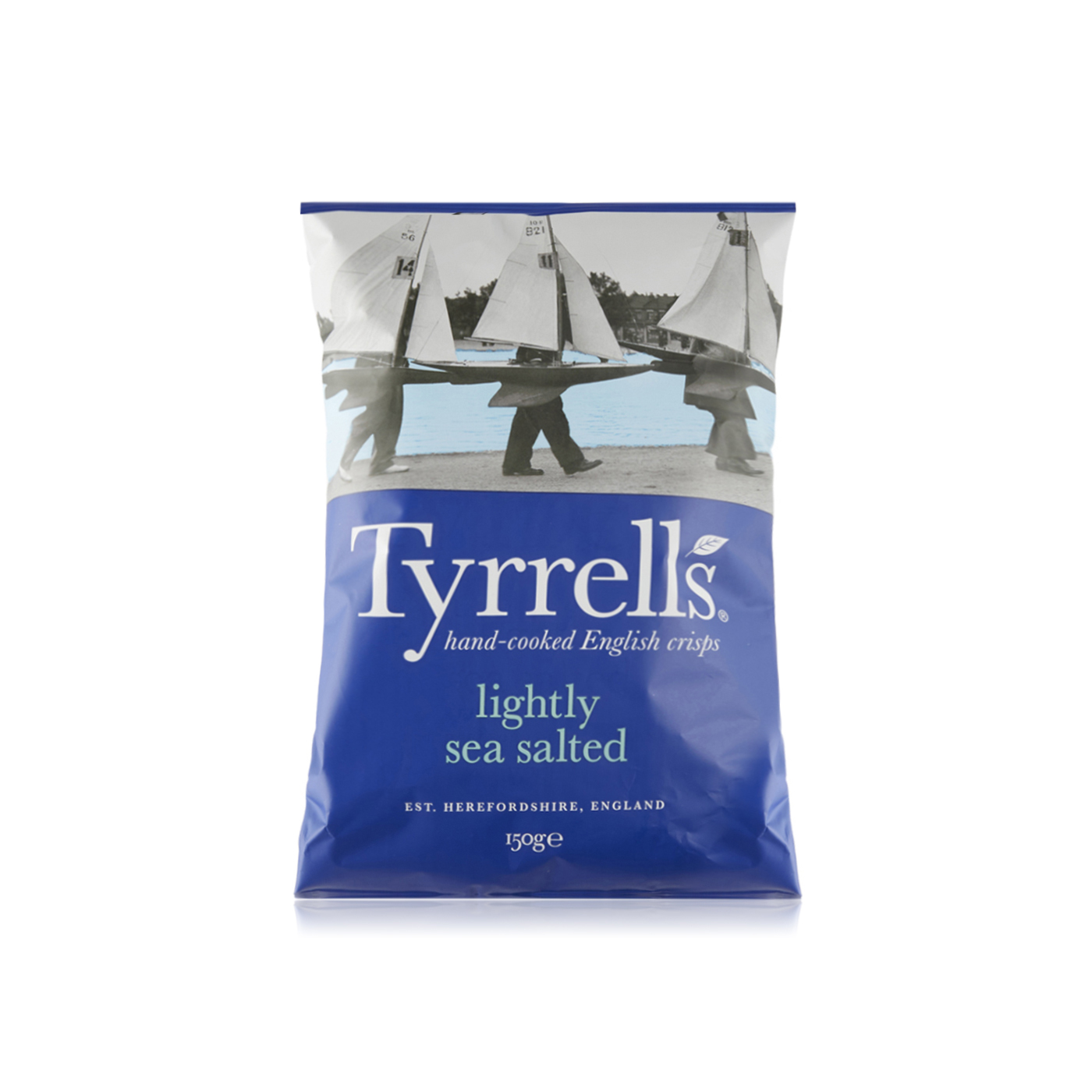 Tyrrells Lightly Sea Salted Crisps 150g