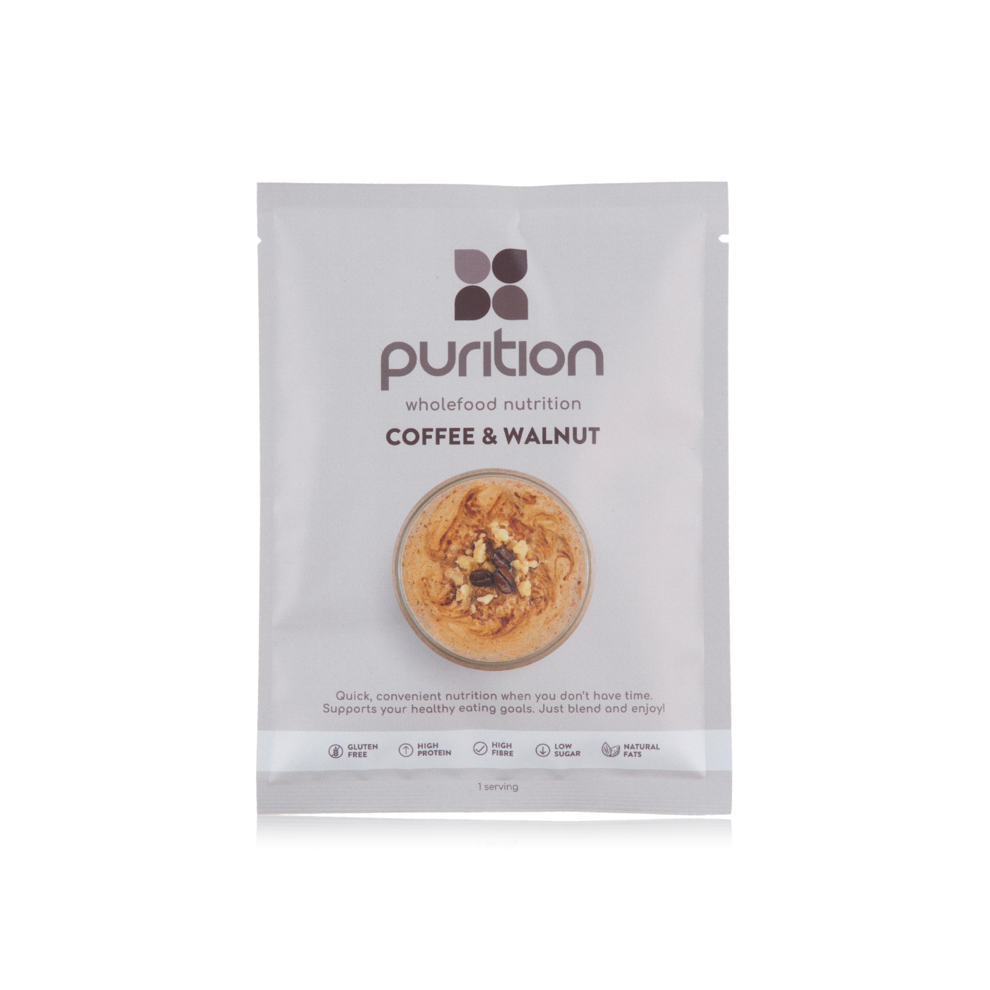 Purition Wholefood Nutrition with Coffee & Walnut 40g