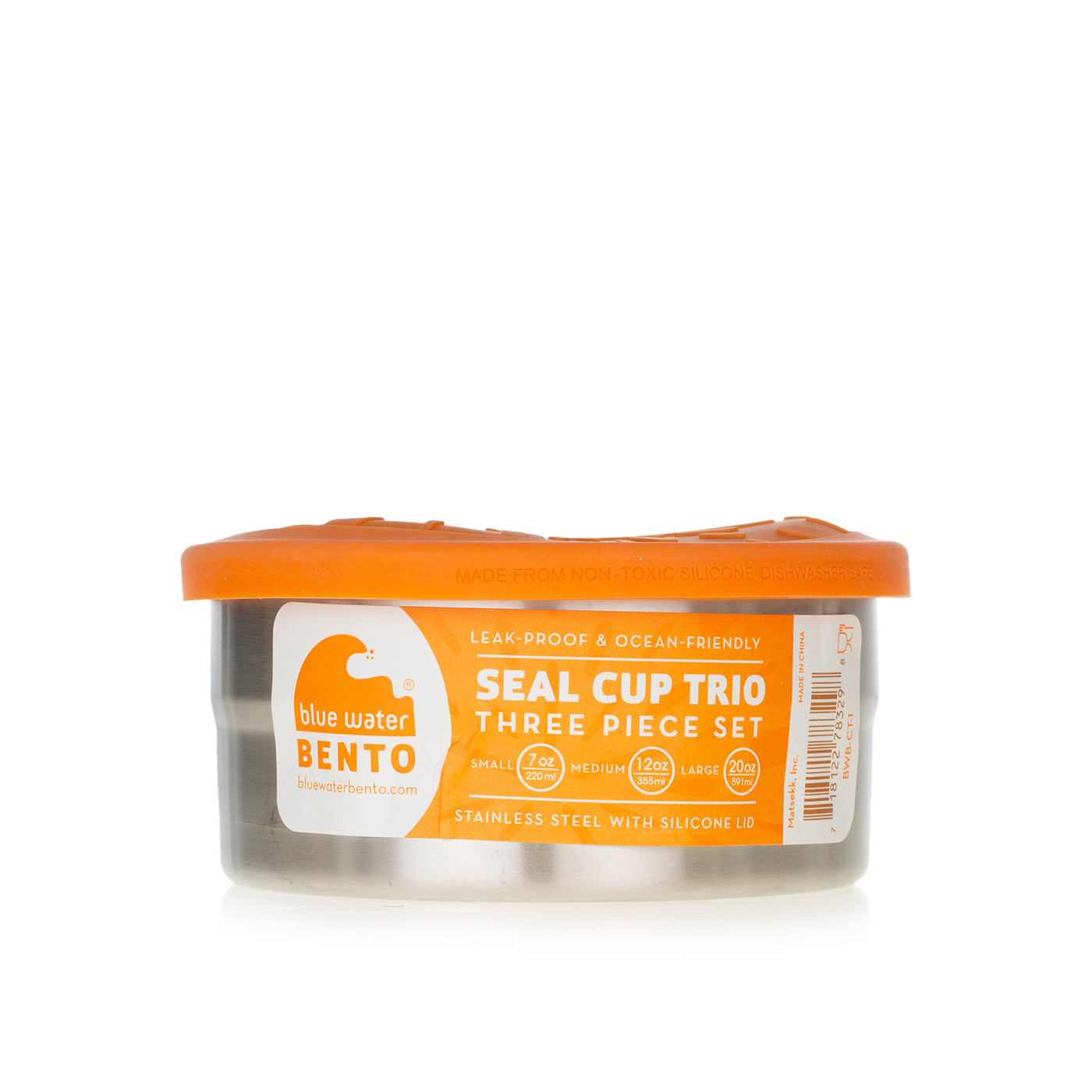 Ecolunchbox Seal Cup Trio x 3