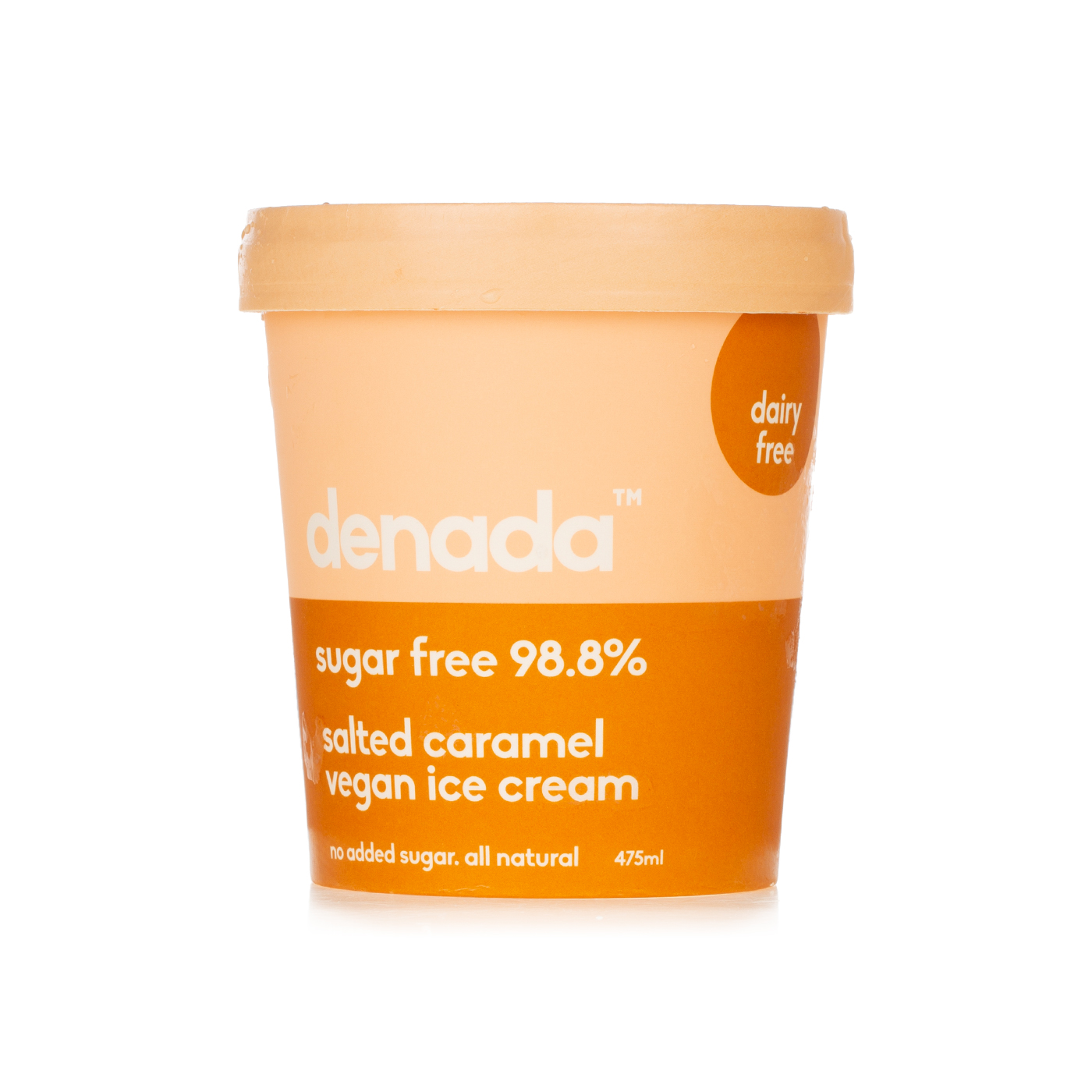 Denada Salted Caramel Vegan Ice Cream 475ml Spinneys Uae 3681