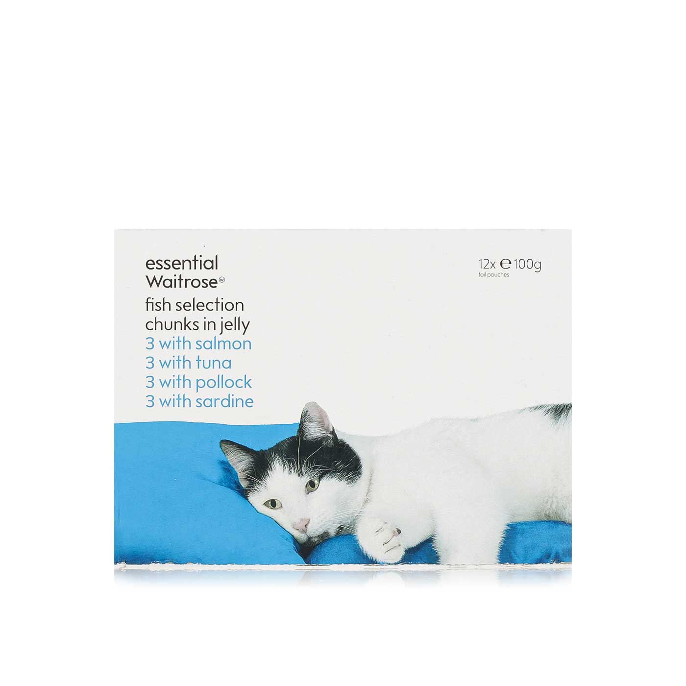 Waitrose Cat Food Fish Chunks 12 x 85g
