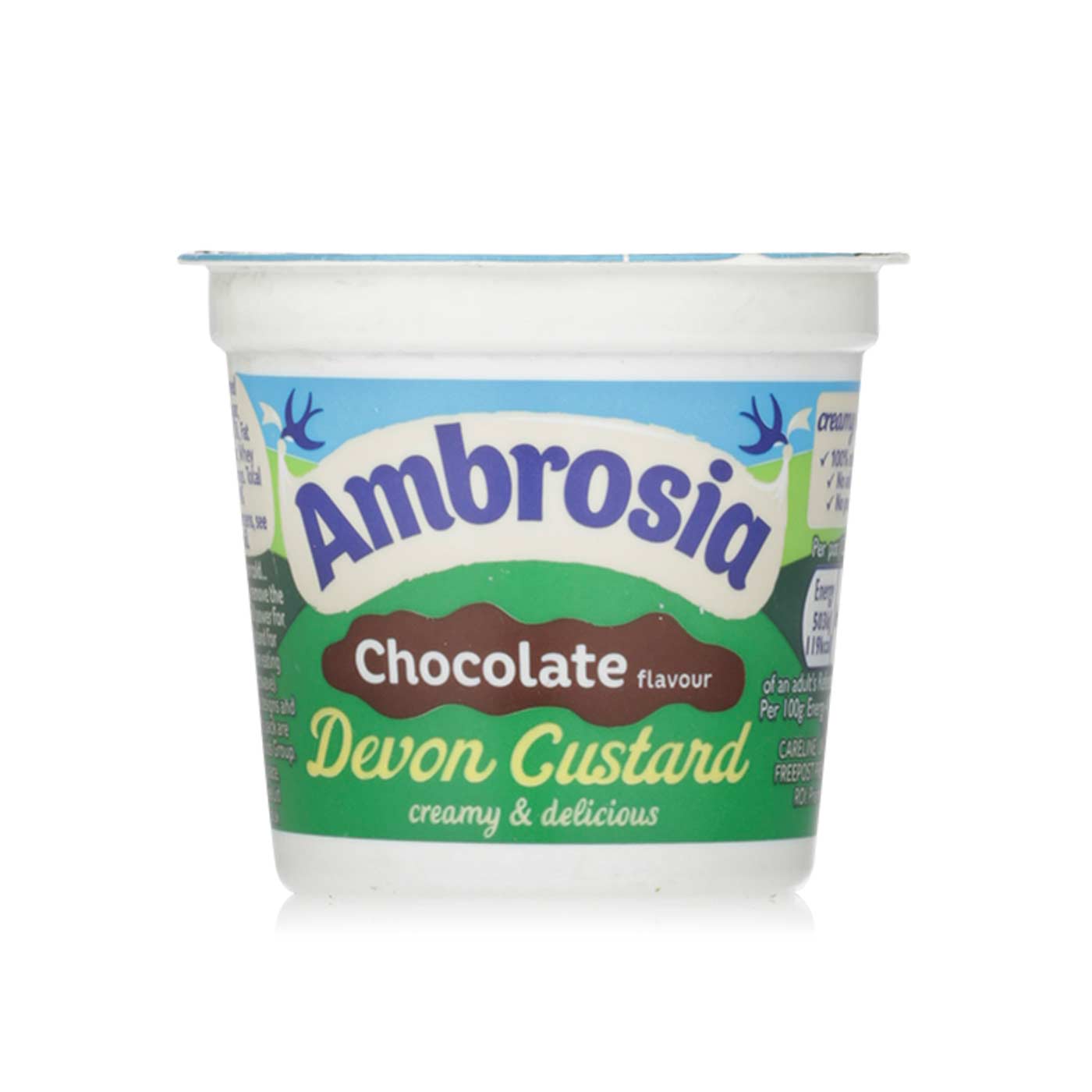 Ambrosia chocolate flavour Devon custard pot 120g - Spinneys UAE