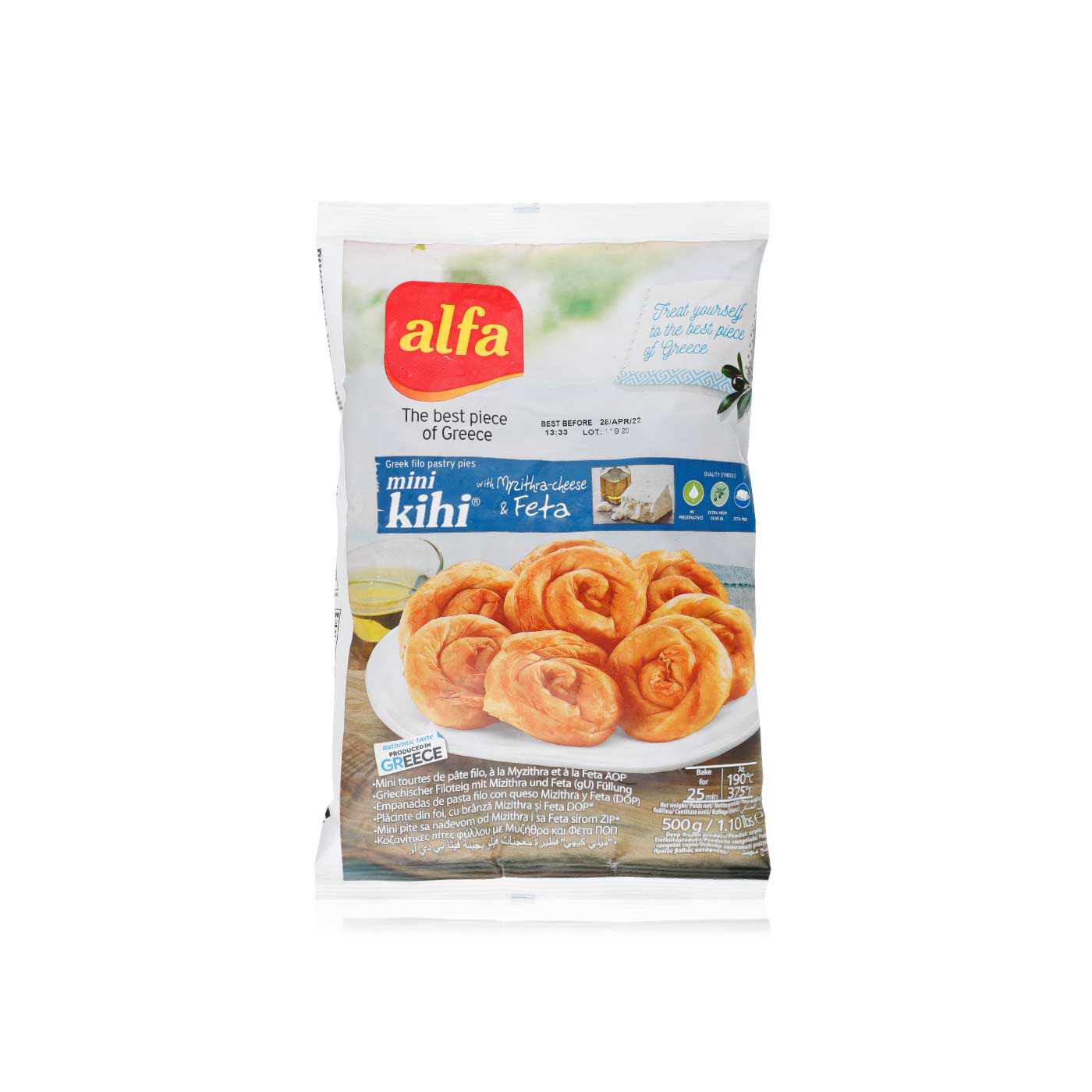 Alfa Frozen Mini Kihi With Feta 500G
