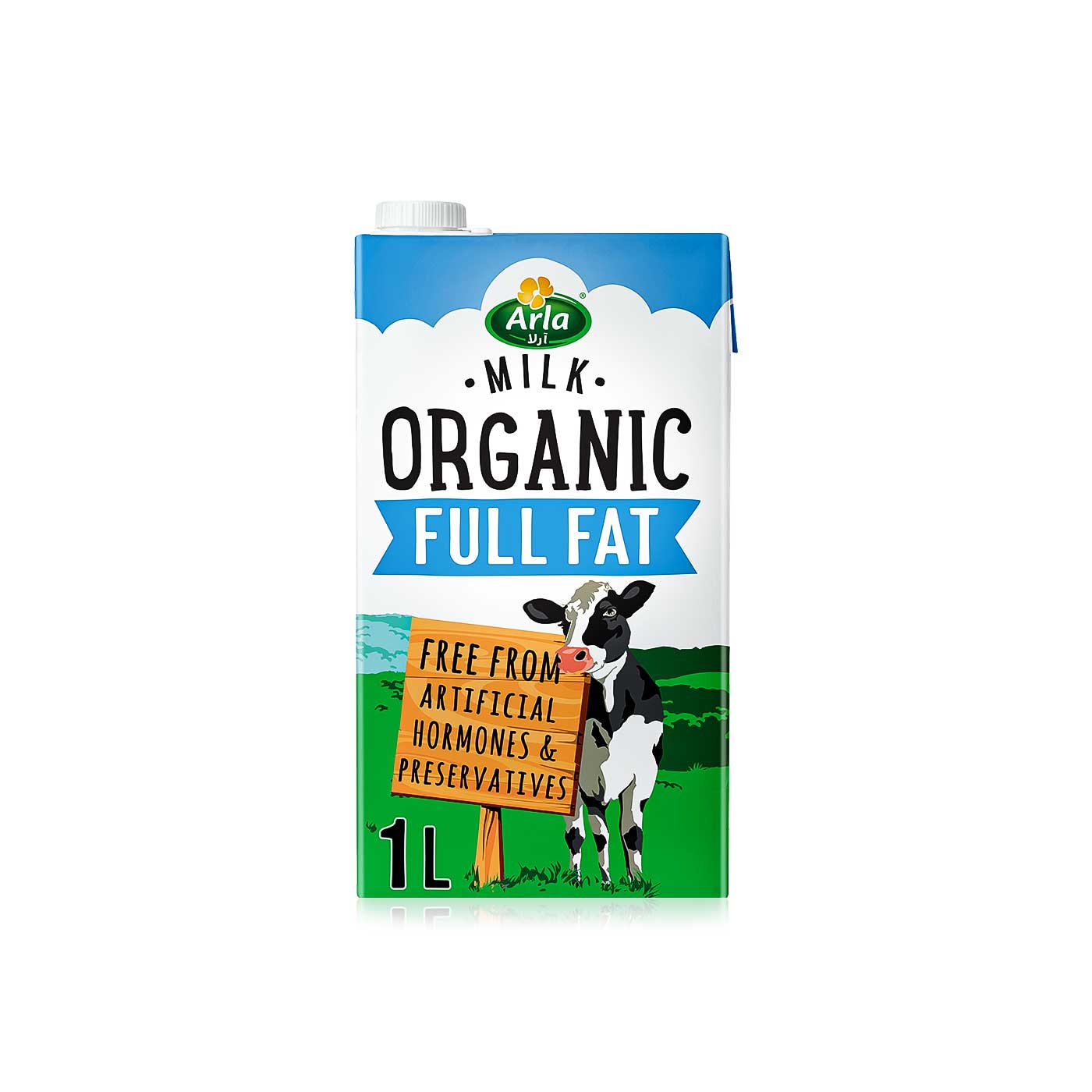 Arla Organic Full Fat Milk 1 litre