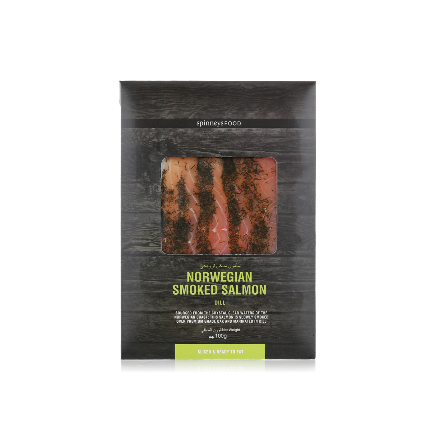 Spinneysfood Norwegian Smoked Salmon with Dill 100g