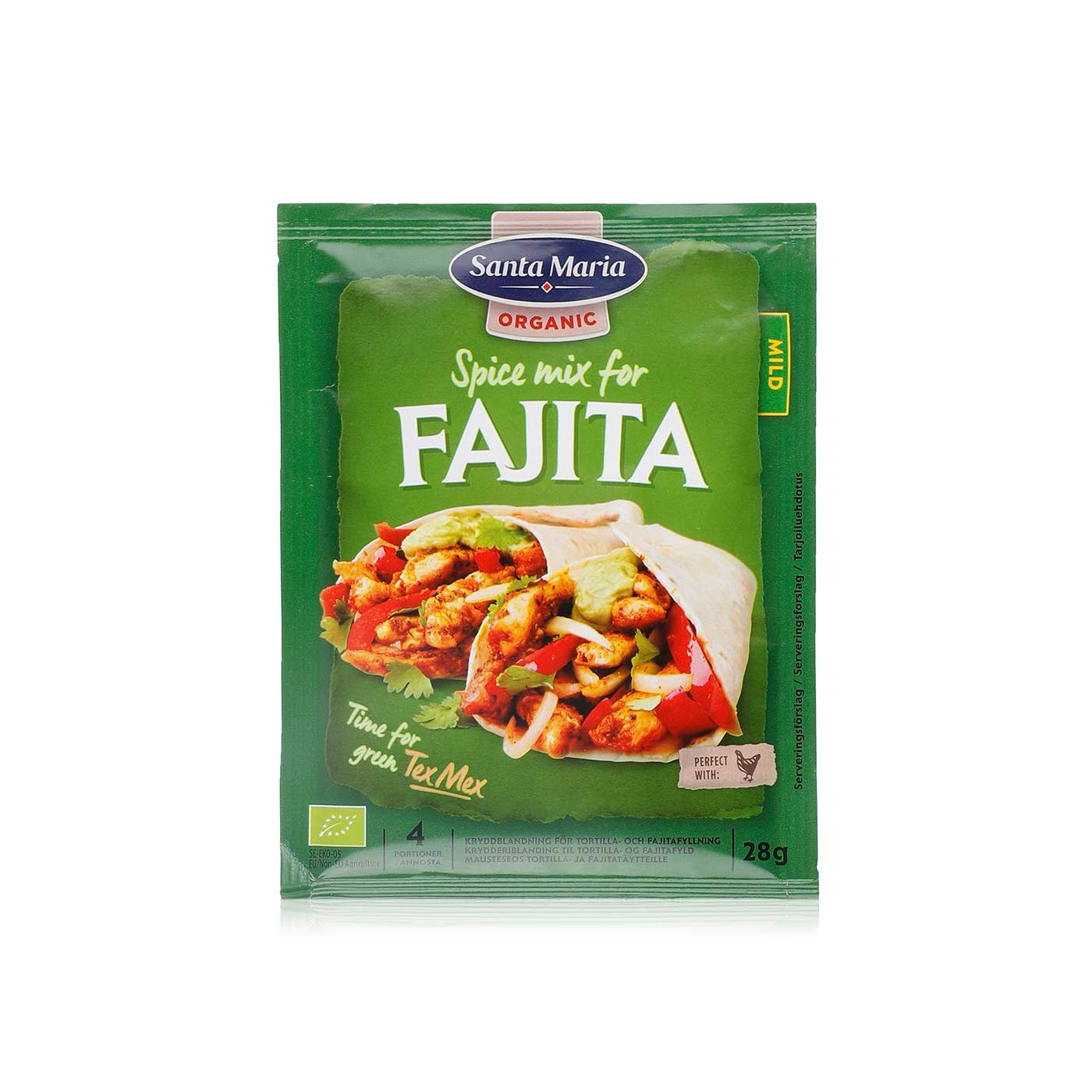 Santa Maria Organic Fajita Spice Mix 28g
