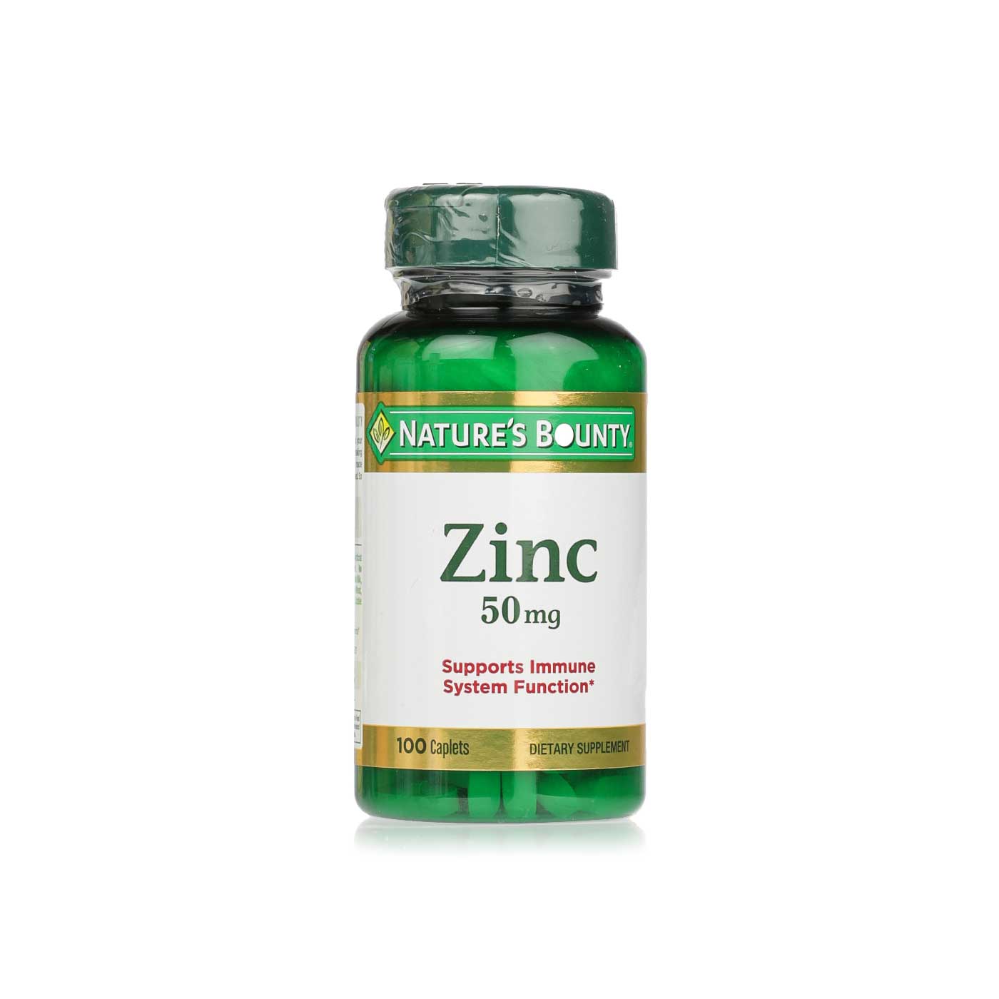 Nature's Bounty Zinc Caplets x 100 50g