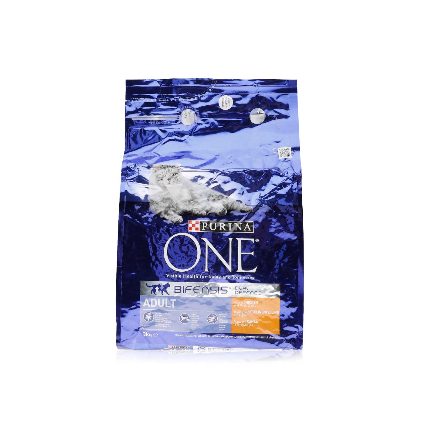 Purina One Adult Cat Food with Chicken & Whole Grains 3kg