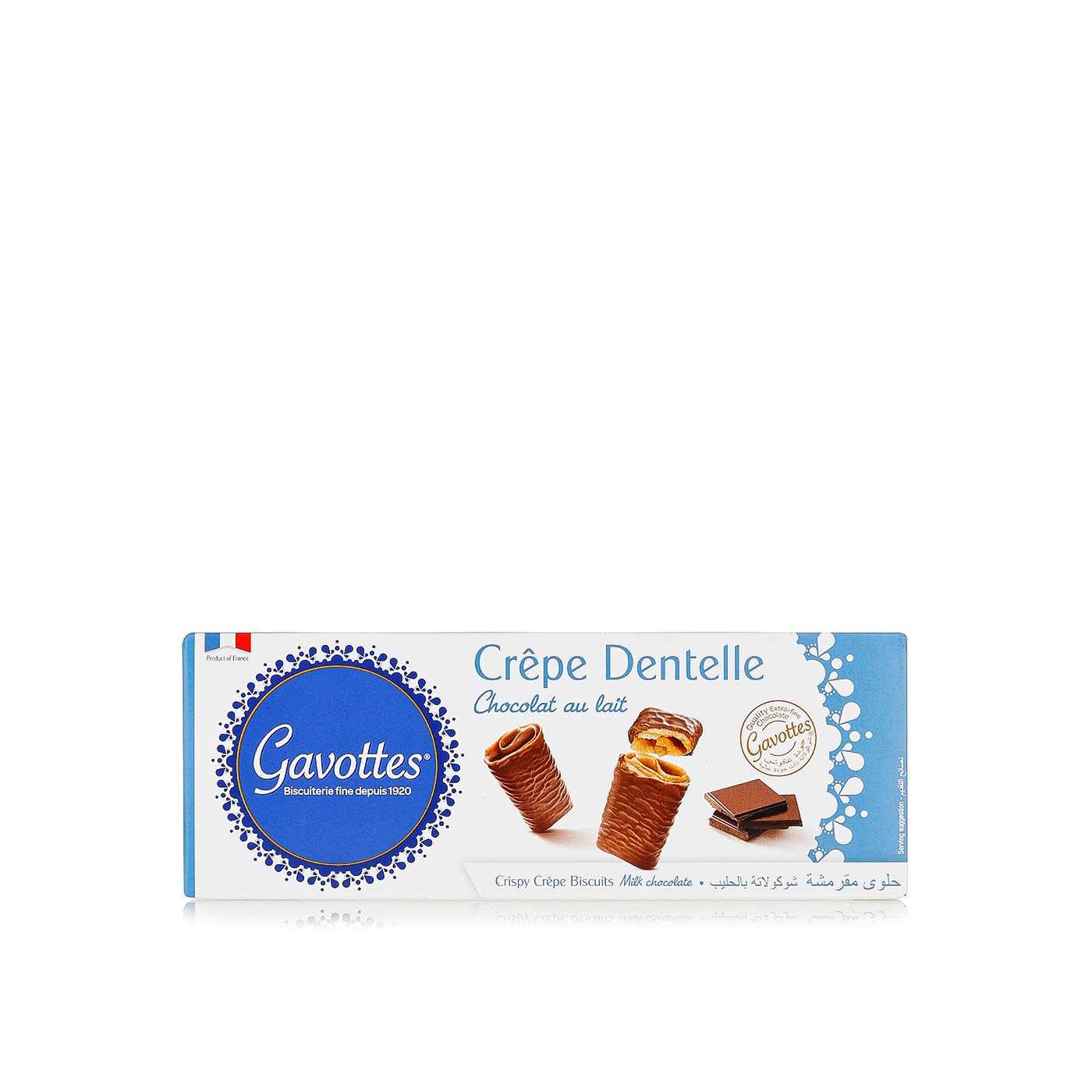 Gavottes Milk Chocolate Crispy Crepe Biscuits 90g