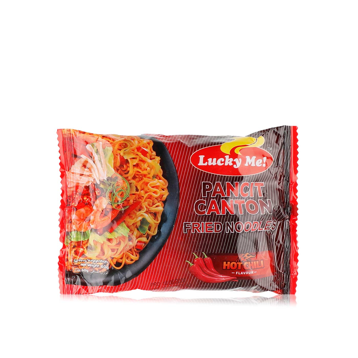 Lucky Me Noodle Pancit Hot Chilli 60g