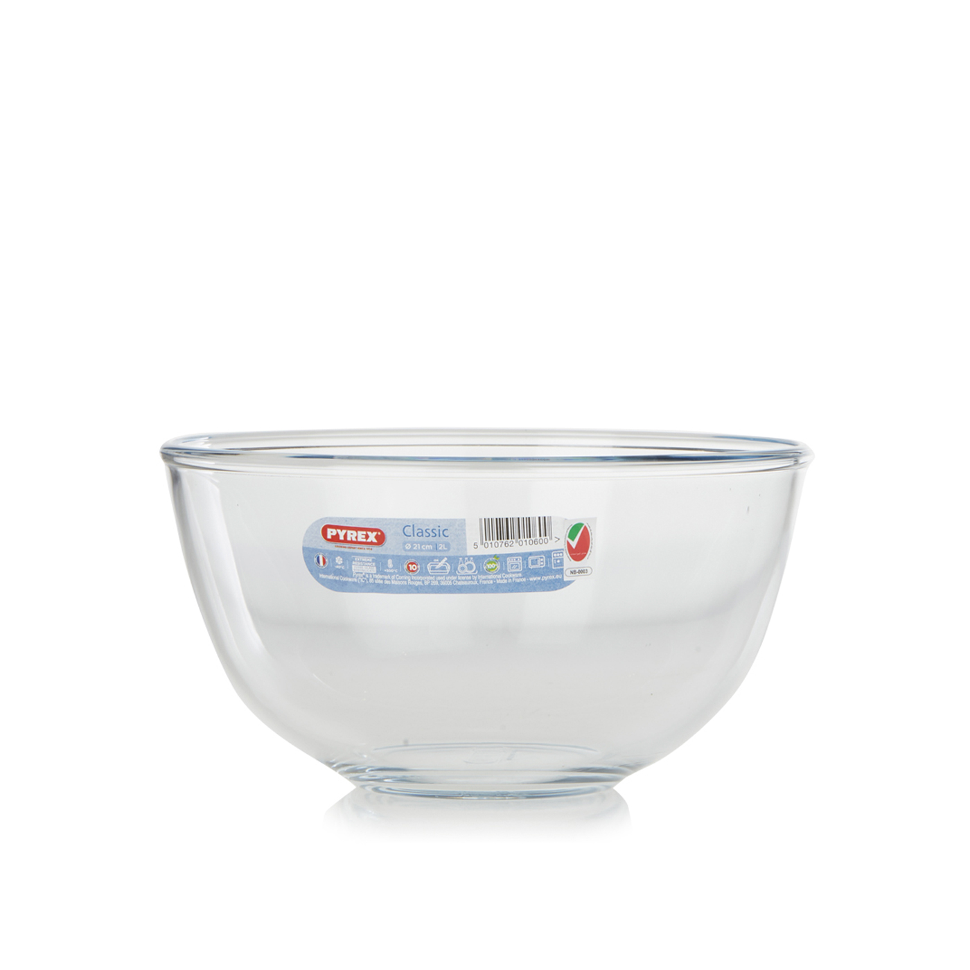Pyrex Bowl Clear 2 litre