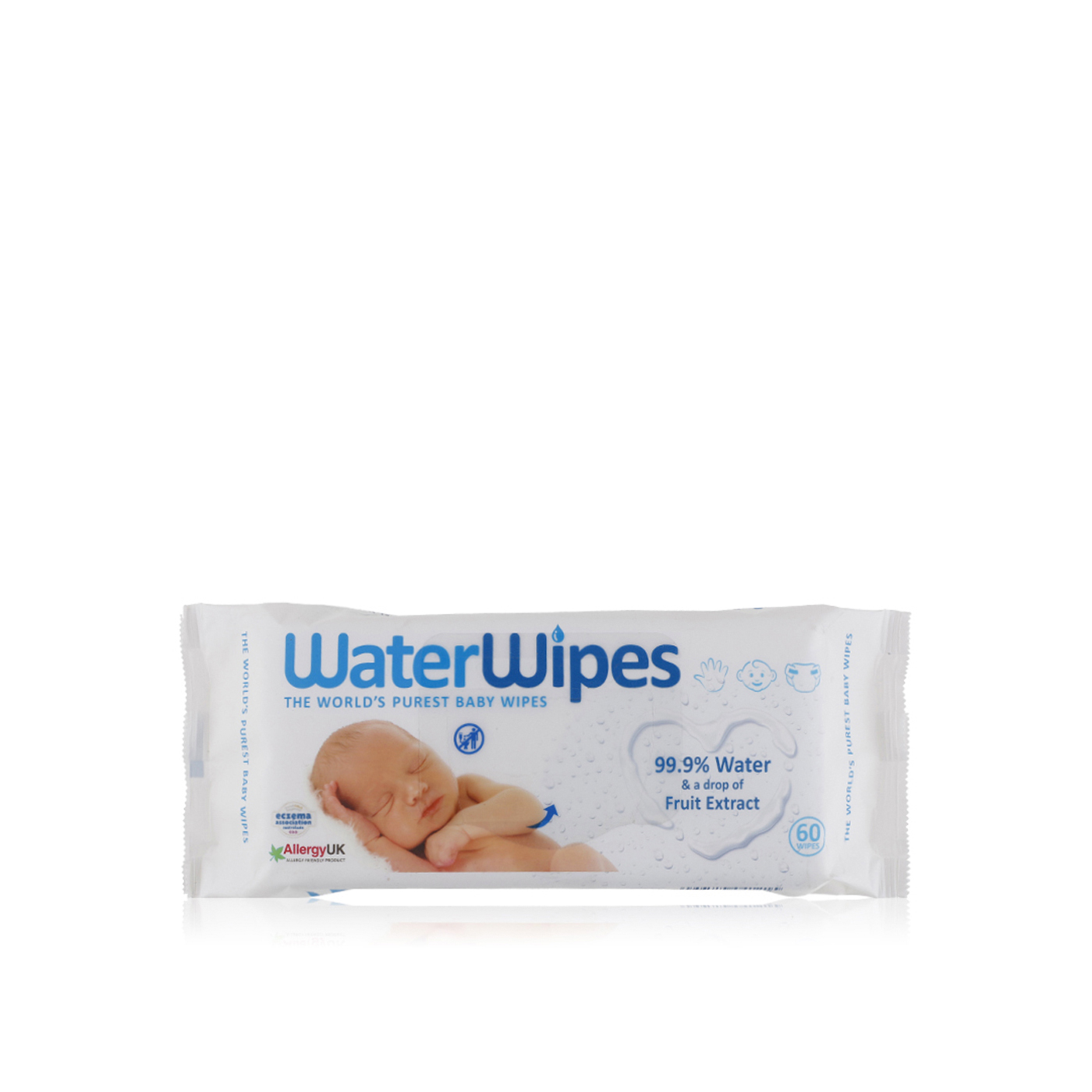 Waterwipes Chemical Free Baby Wipes x 60