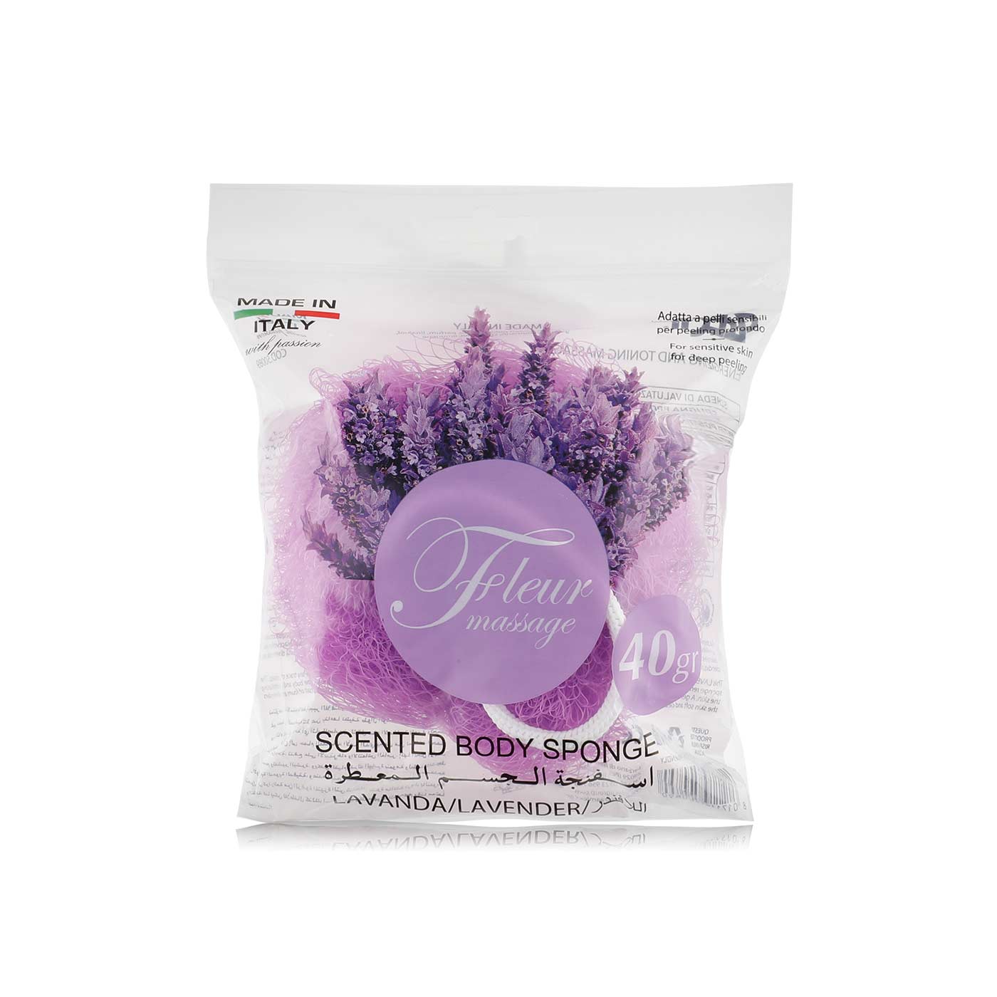 Zeca Perfumed Bath Sponge Lavender 40g