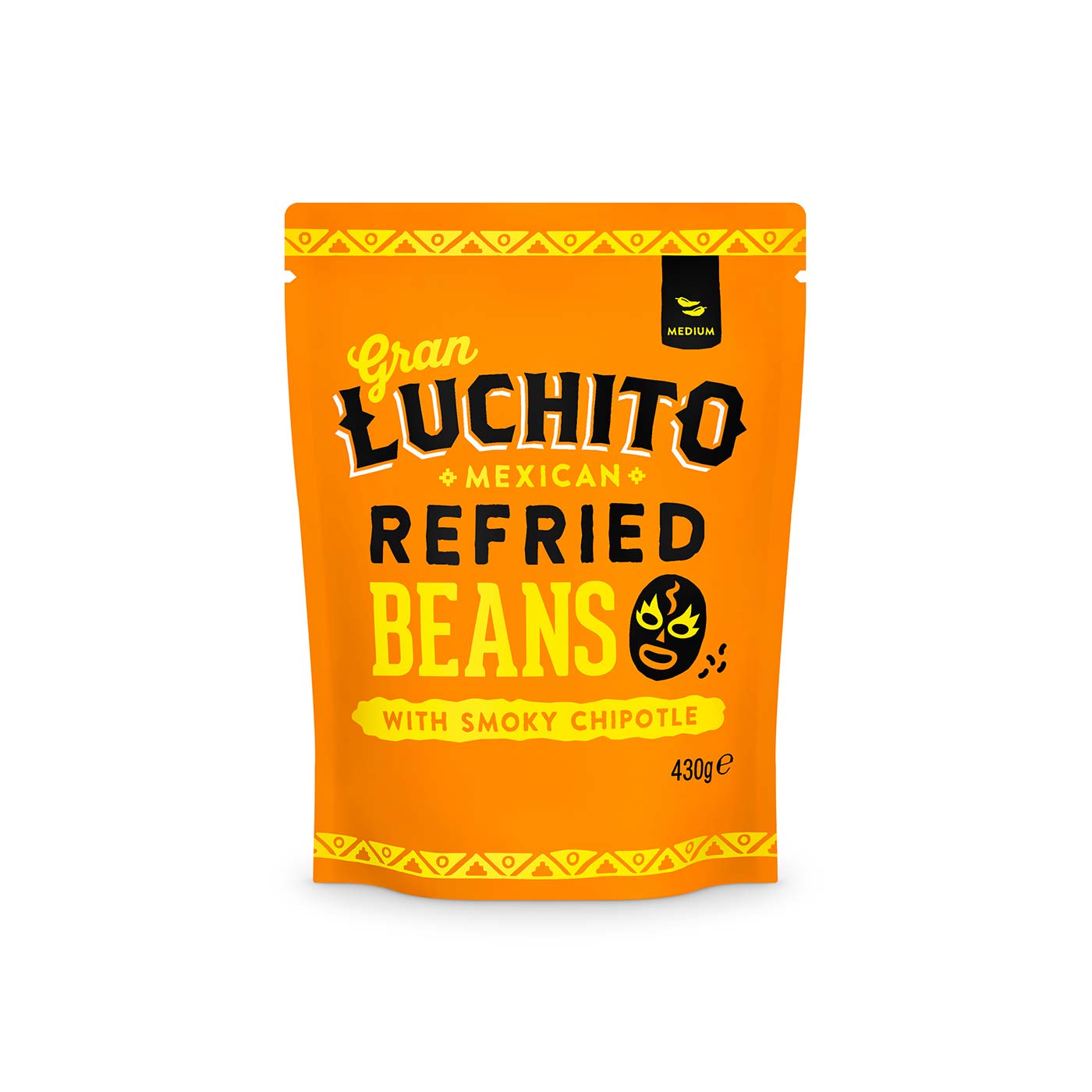 Gran Luchito Chipotle Refried Beans 430g