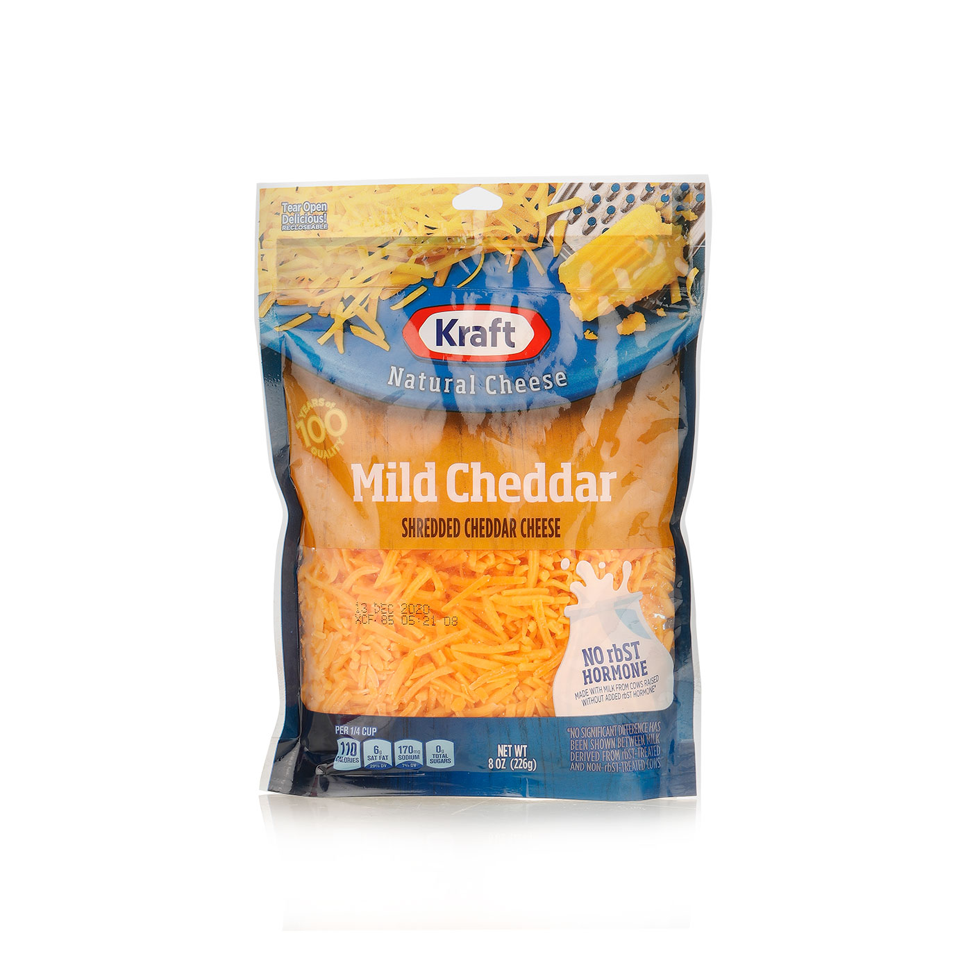 Kraft Shredded Mild Cheddar 226g