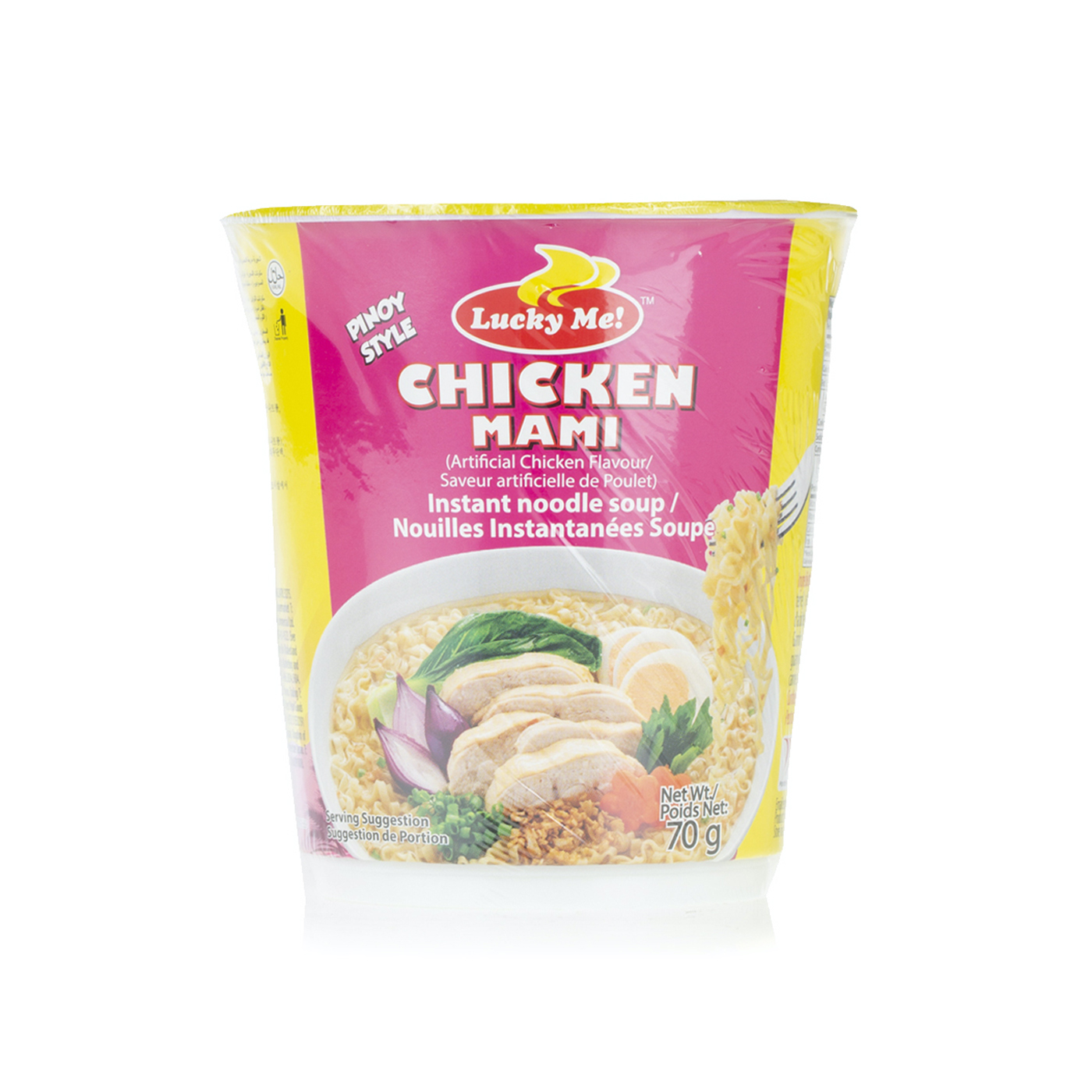 Lucky Me Chicken Flavour Noodle Bowl 70g