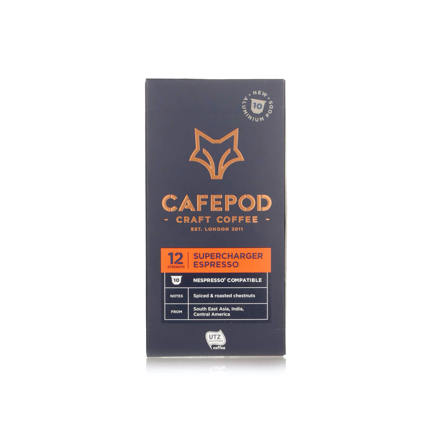 Cafepod Craft Coffee Supercharger Espresso Pods 5.5g x 10
