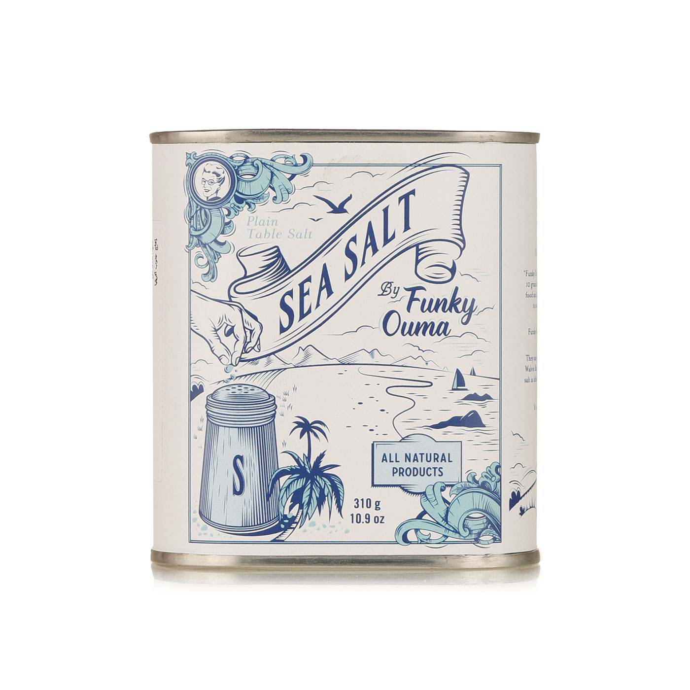 Funky Ouma Sea Salt Tin 380g