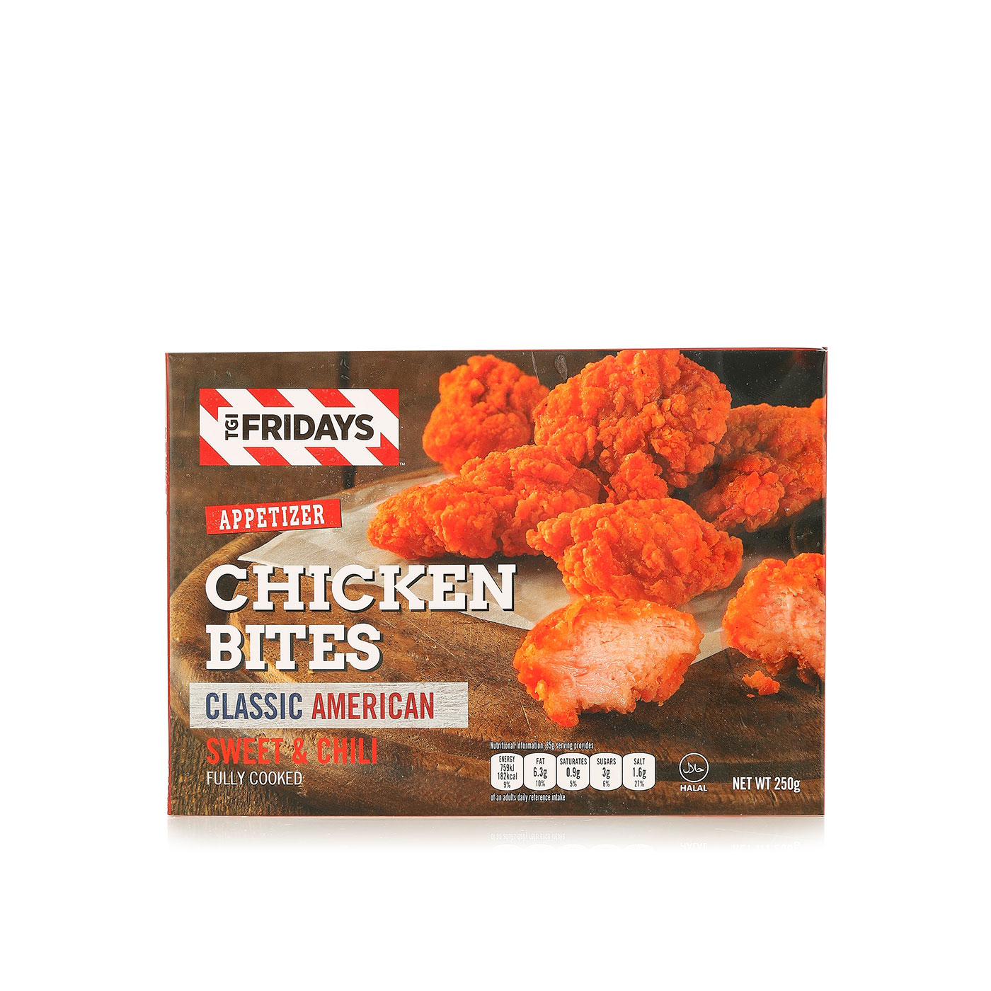 TGI Fridays Frozen Sweet Chilli Chicken Bites 240G