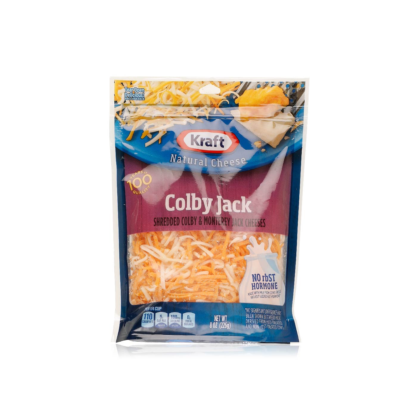 Kraft Shredded Colby Jack Cheese 226g