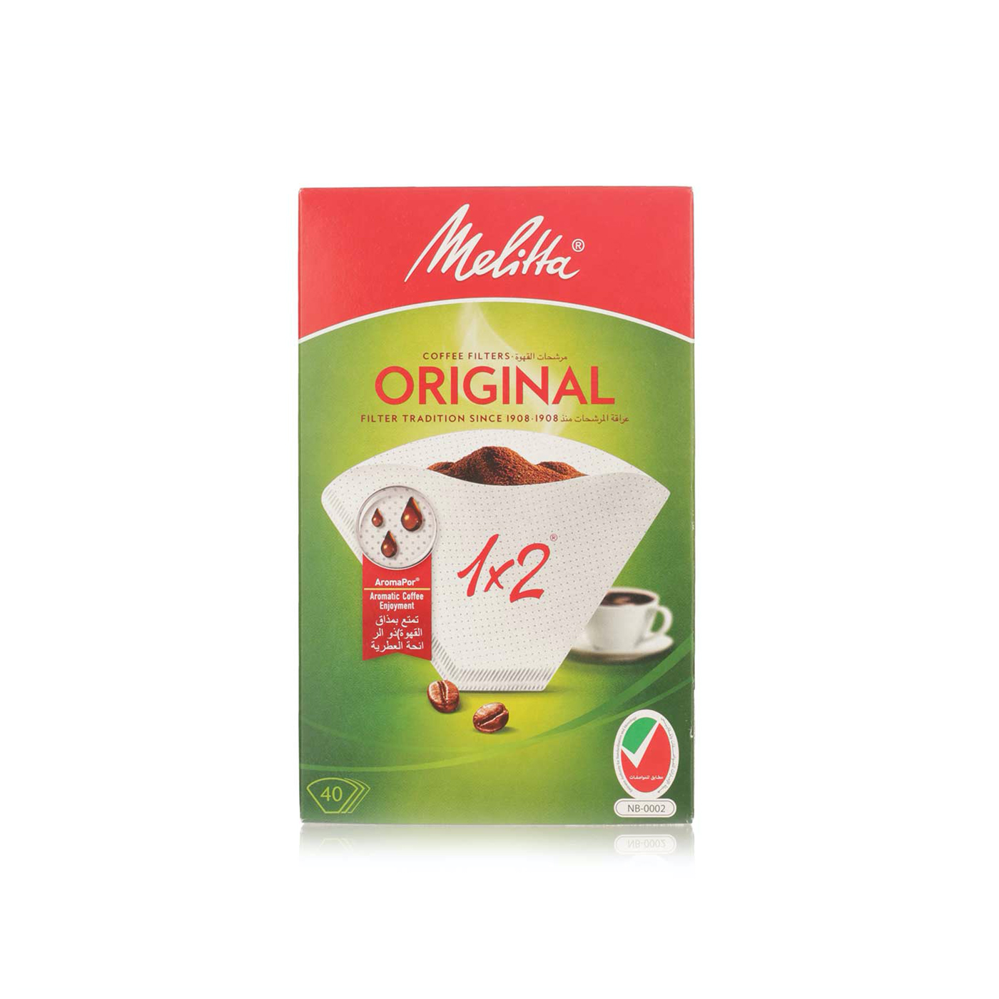Melitta coffee filter paper 1x2 Spinneys UAE