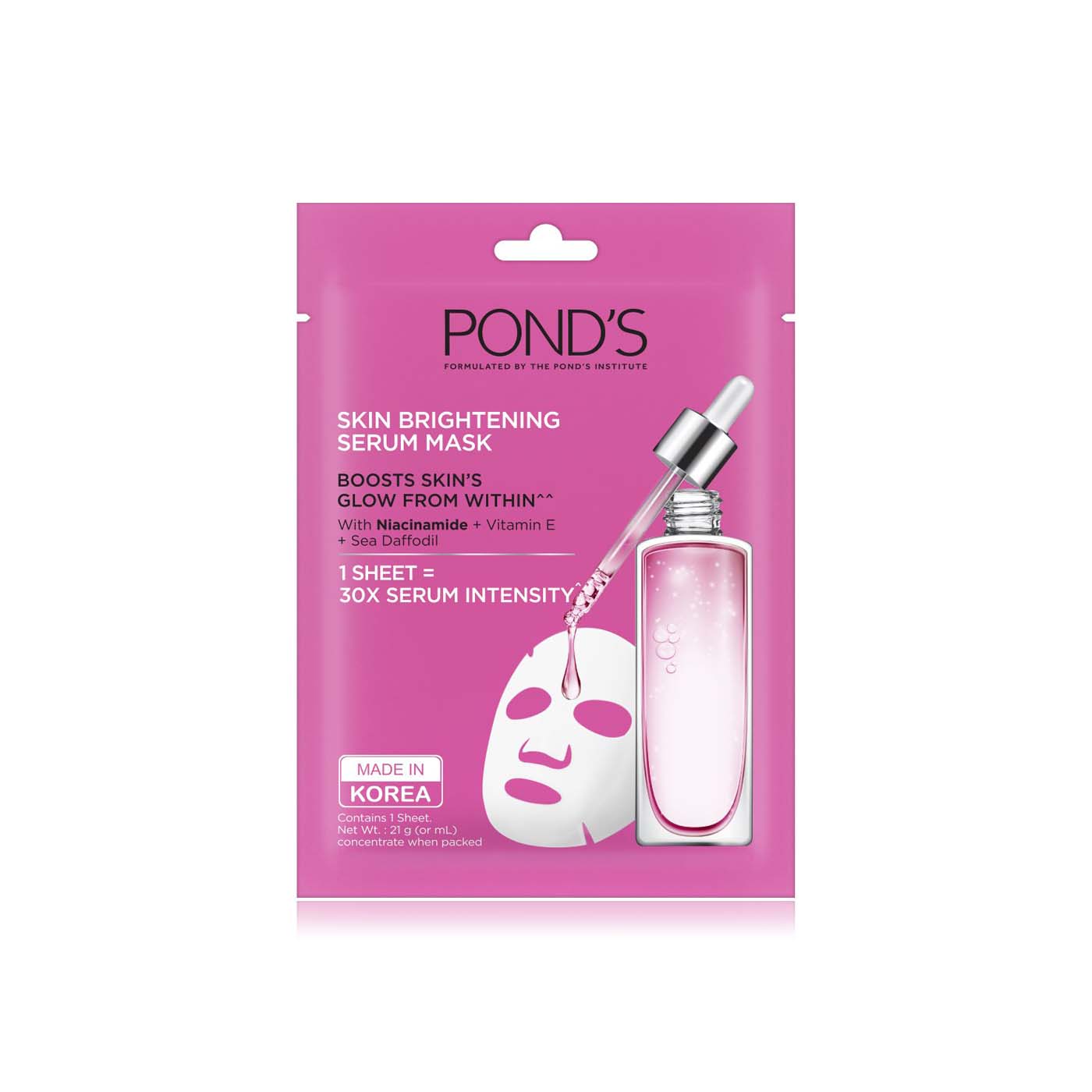 Pond's Skin Brightening Serum Mask 21ml