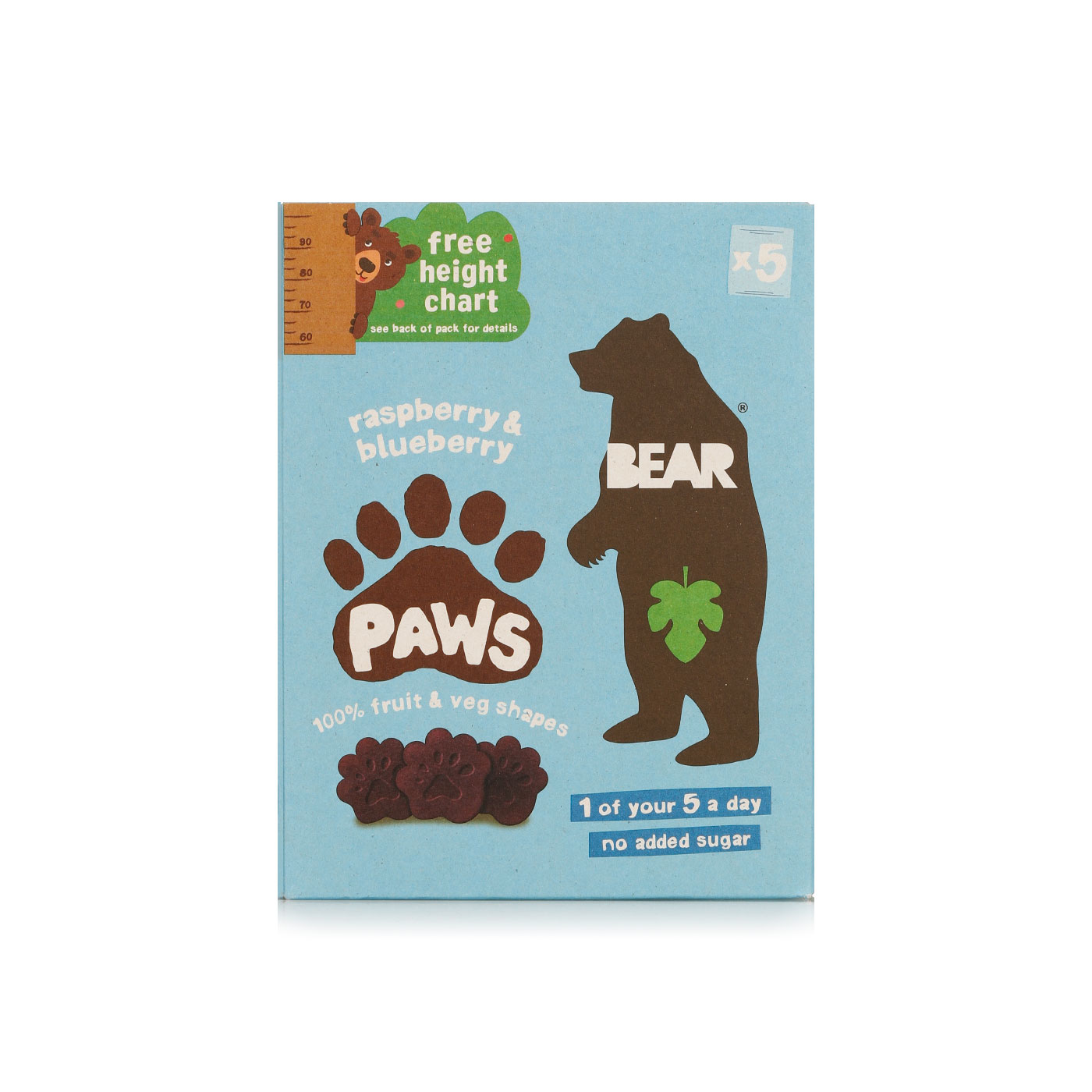 Bear Artic Paws Raspberry & Blueberry 20g