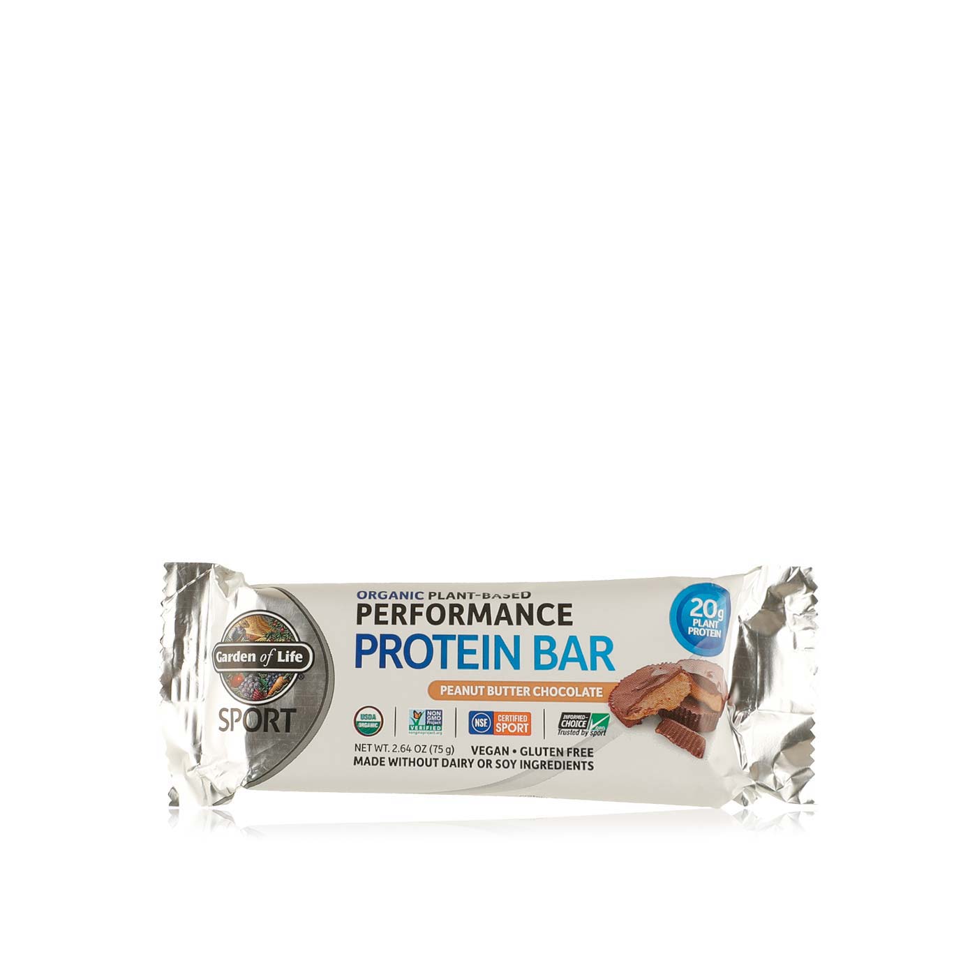 Garden of Life Sport Organic Protein Bar Peanut Butter Chocolate