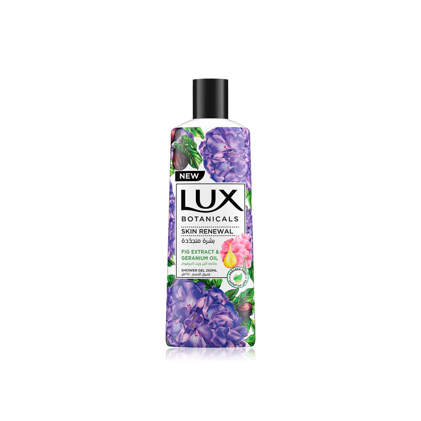 Lux Botanicals Fig Extract and Geranium Oil Body Wash 12 x 250ml