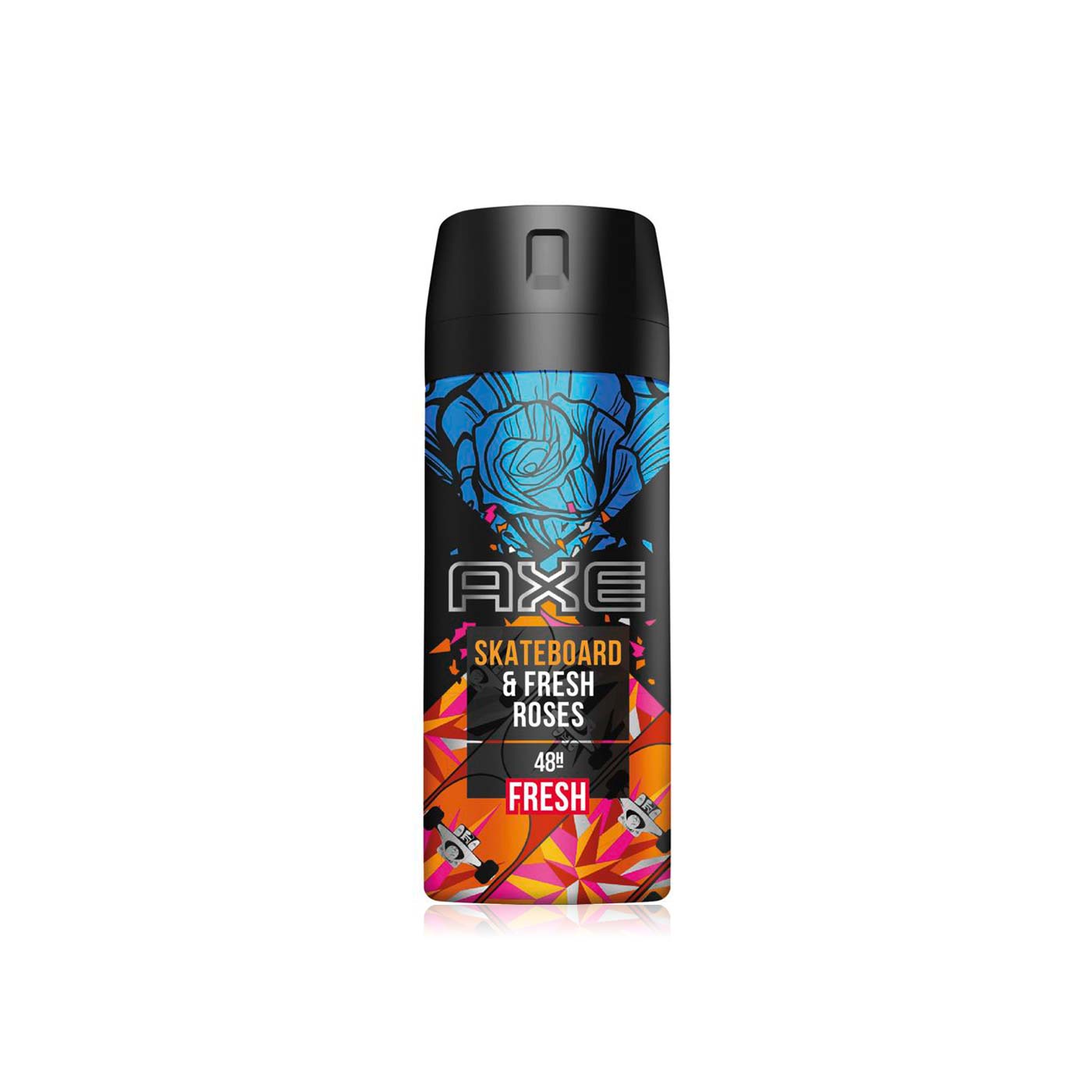 Axe Collision Skateboard and Fresh Roses Deodorant 150ml
