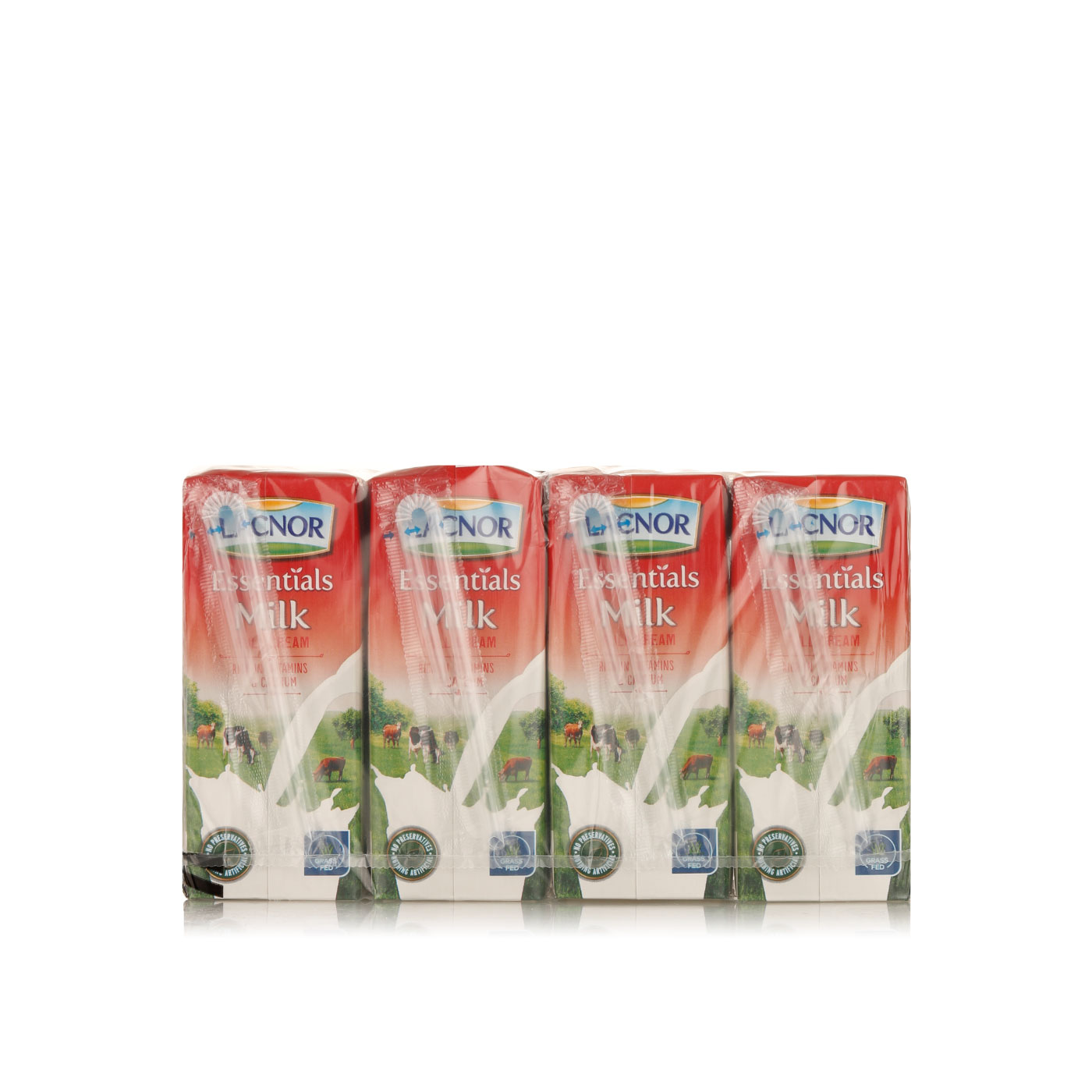 Lacnor Essentials Milk Full Cream 8 x 180ml