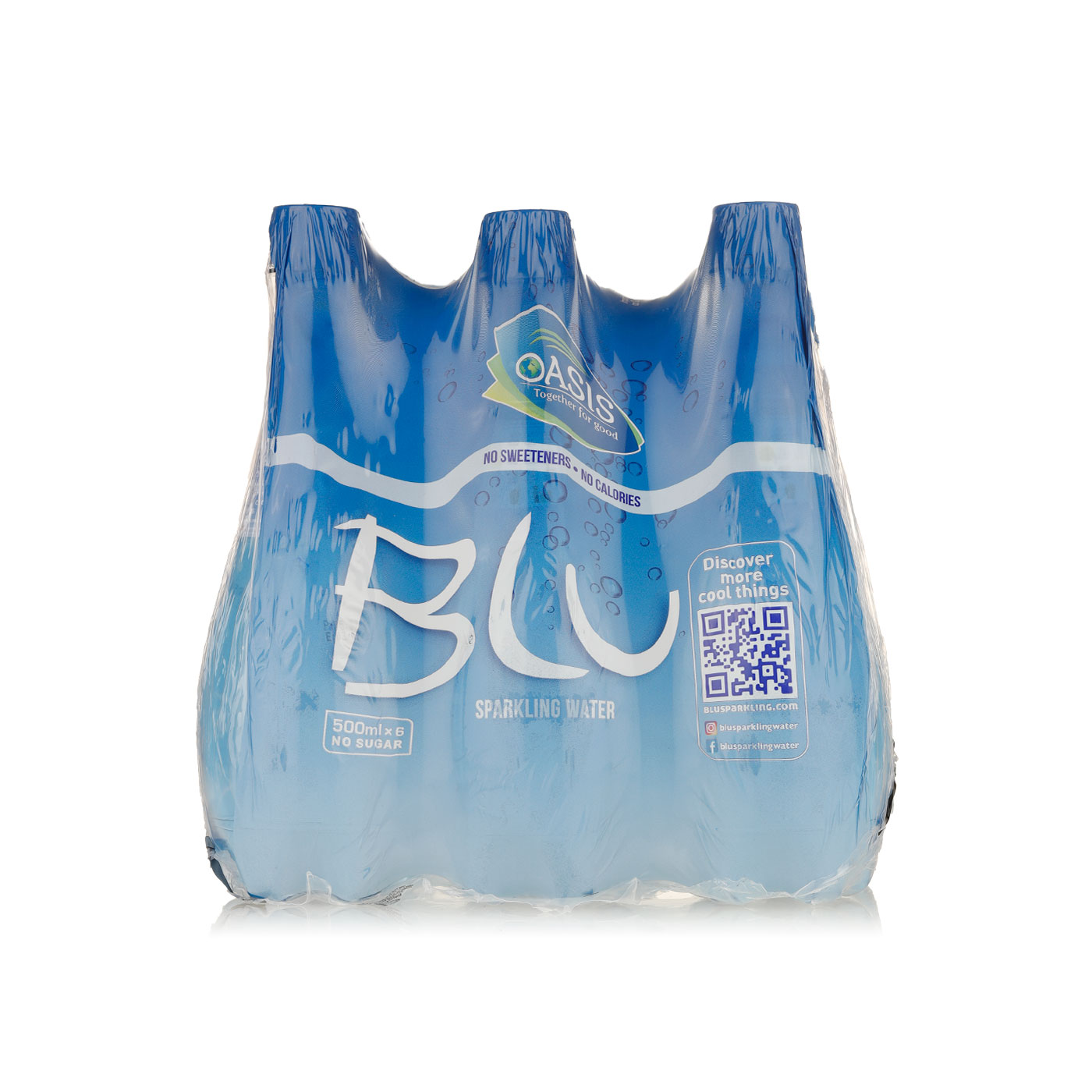 Oasis Blu Sparkling Water 6 x 500ml