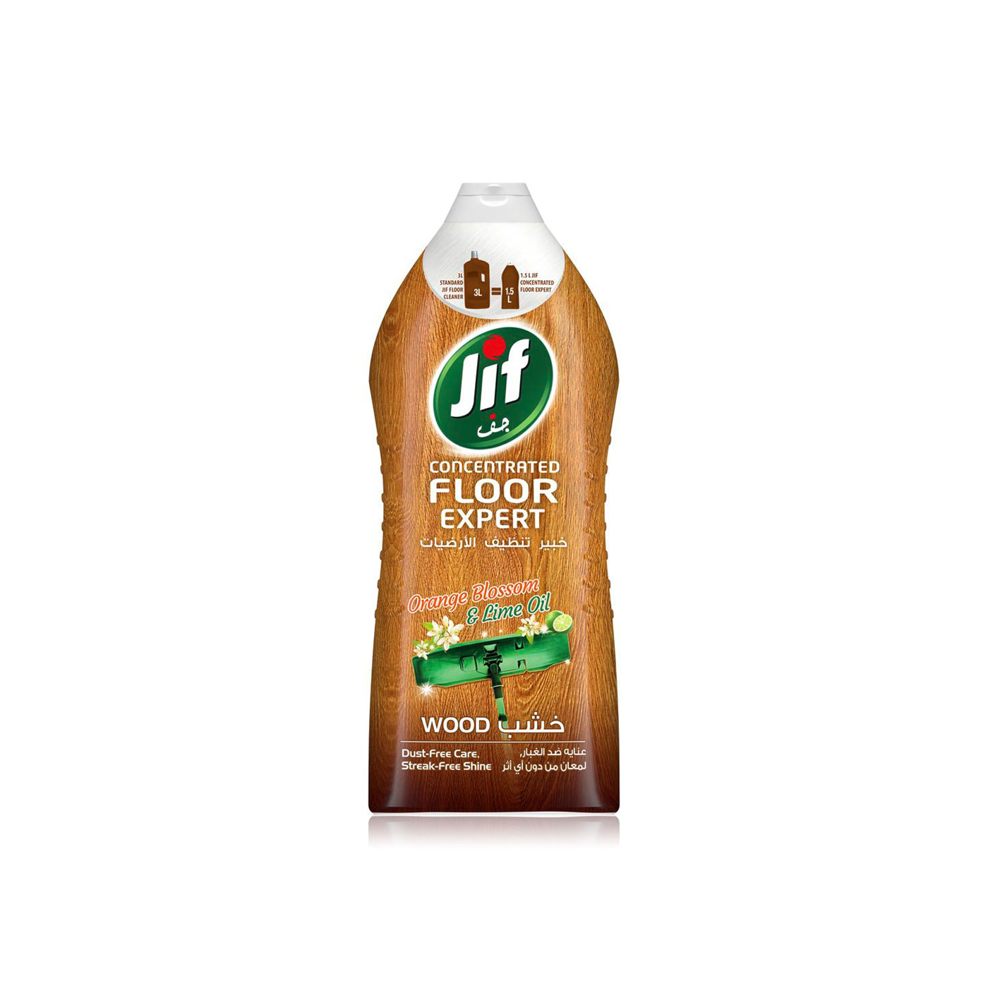 Jif Floor Expert Wood Orange Blossom & Lime Oil 1.5 litre