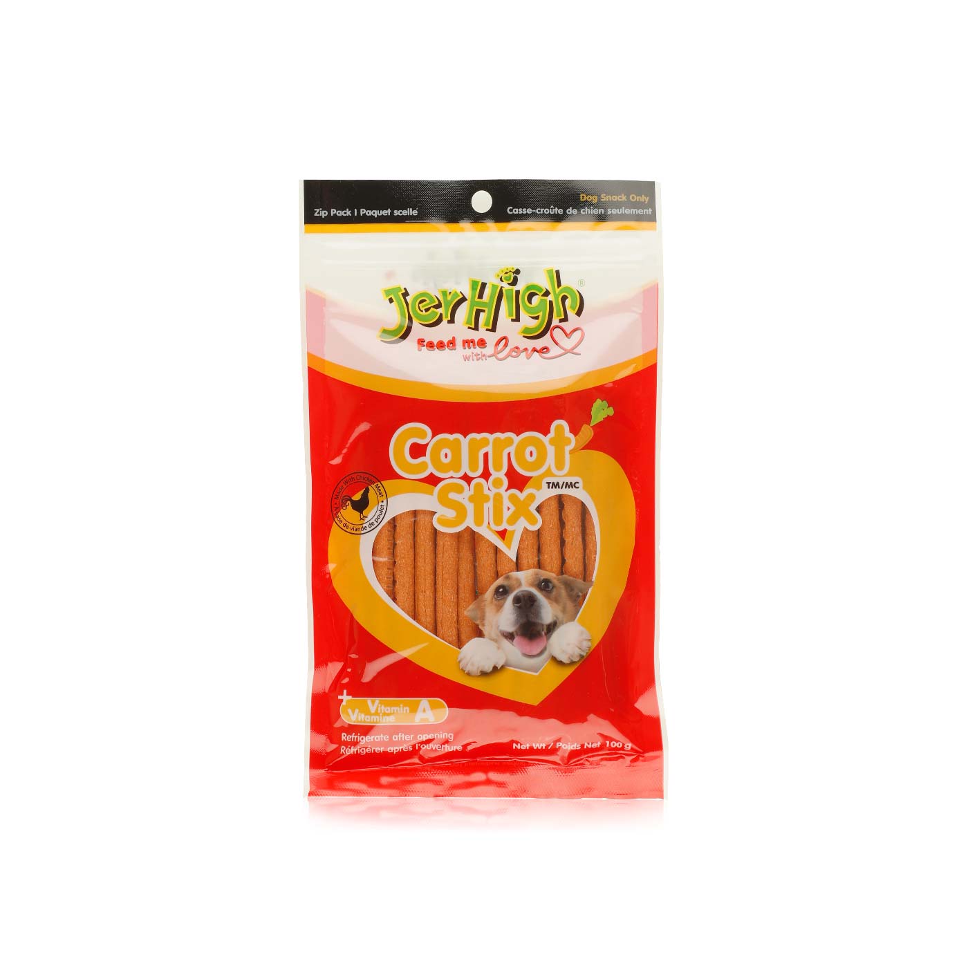 Jerhigh Carrot Stix for Dogs 100g