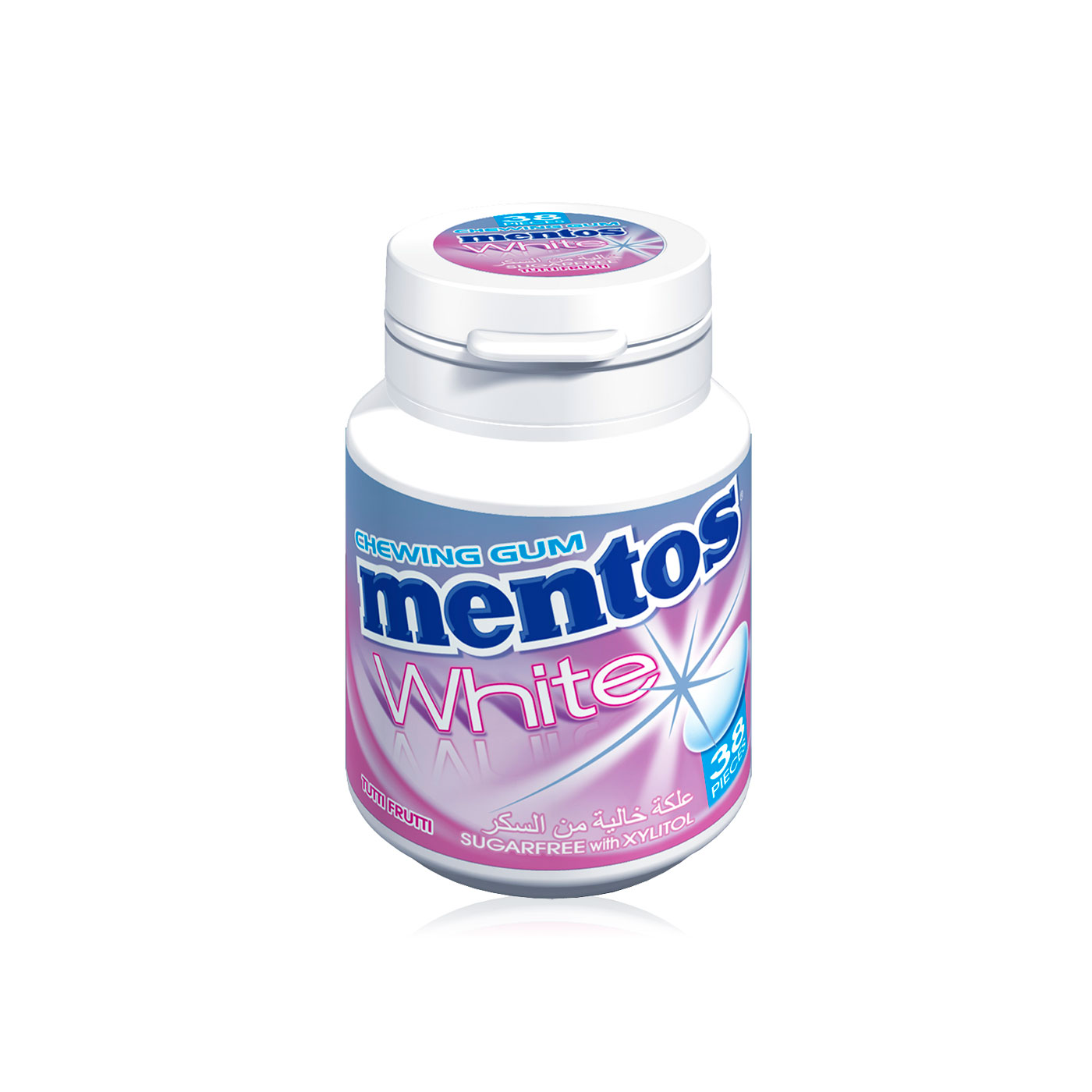 Mentos White Tutti Frutti Chewing Gum 54g