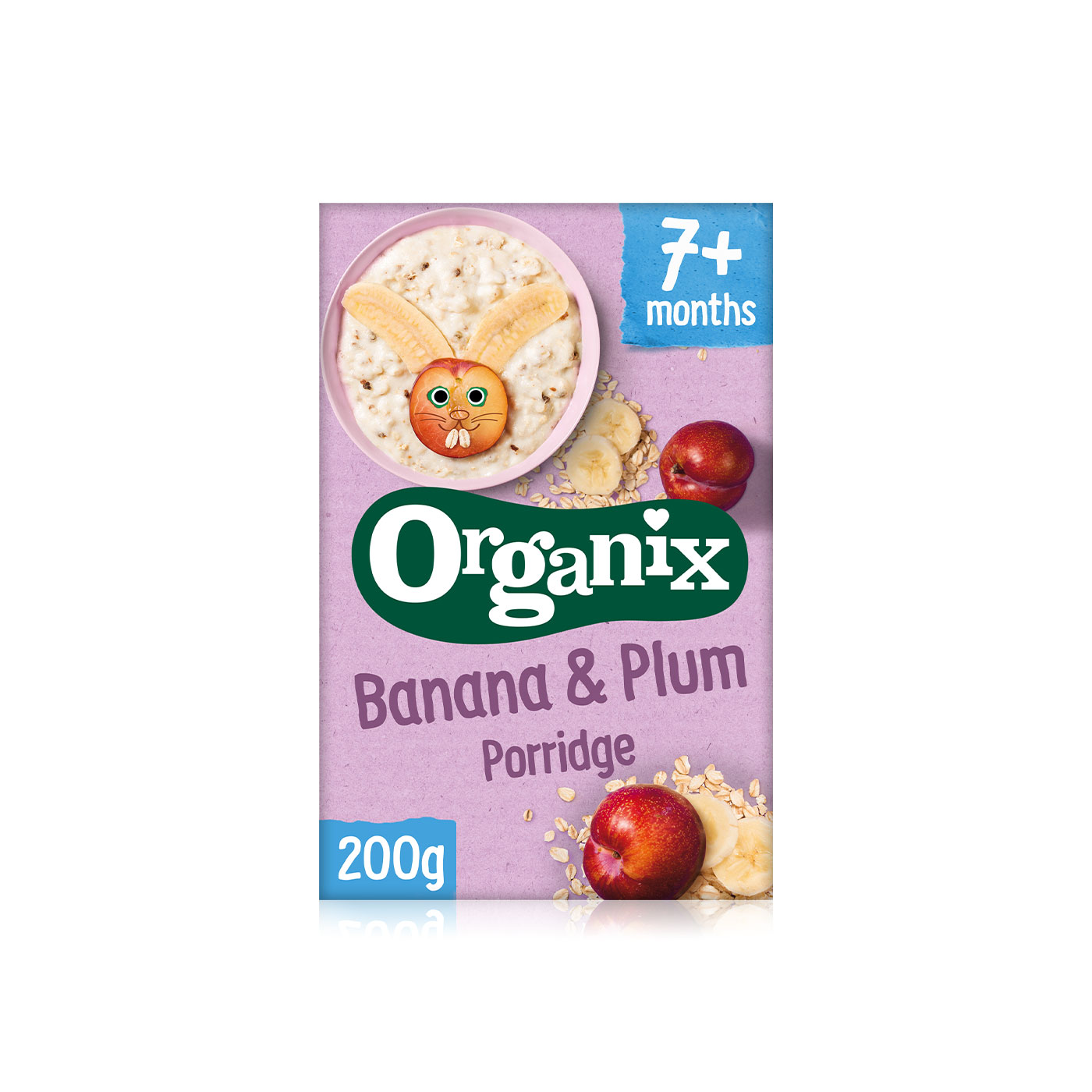 Organix Banana & Plum Porridge 7+ Months 200g