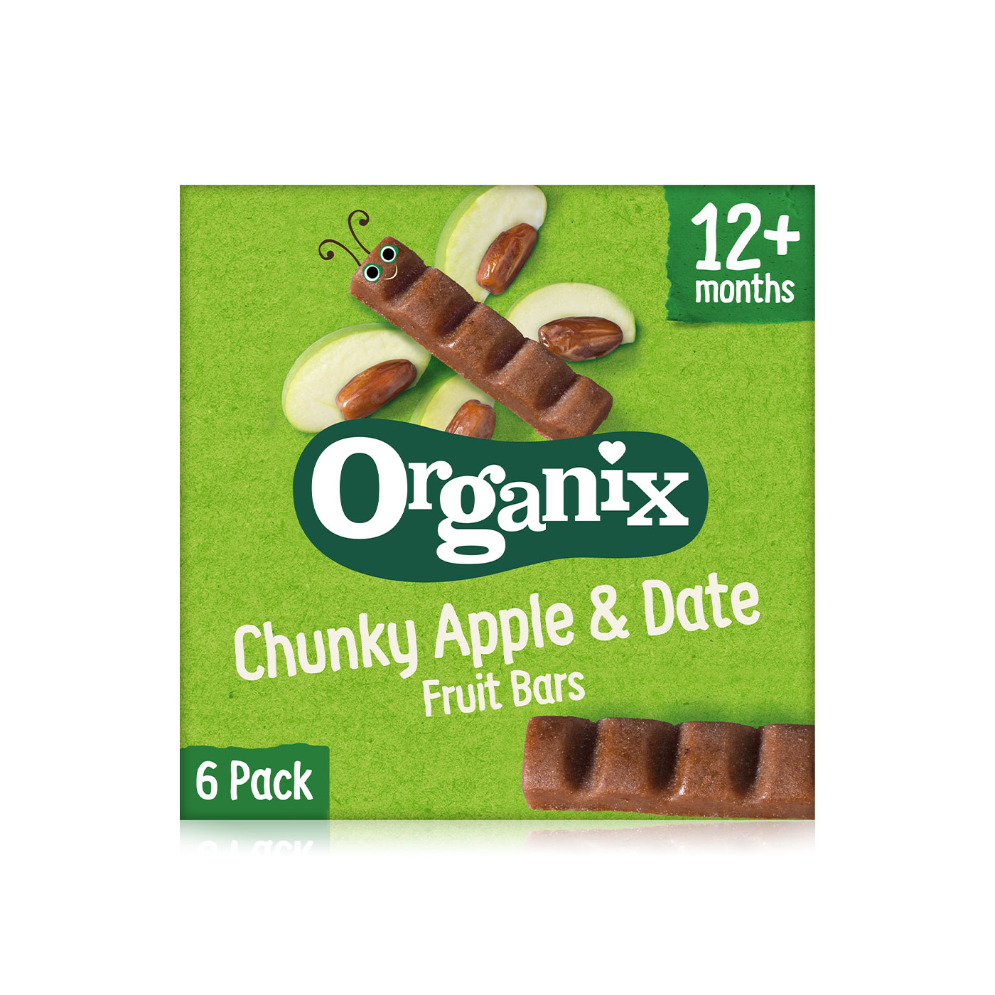 Organix Goodies Apple & Date Bars 12+ Months 6 x 17g