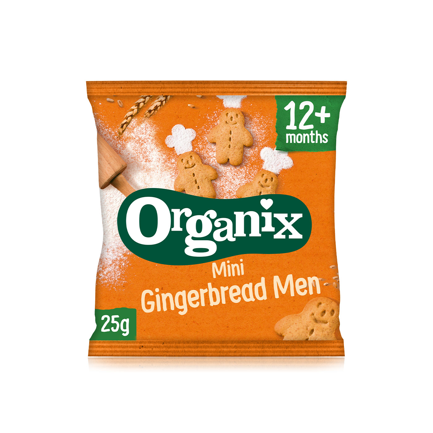 Organix Goodies Mini Gingerbread Biscuit 12+ Months 25g