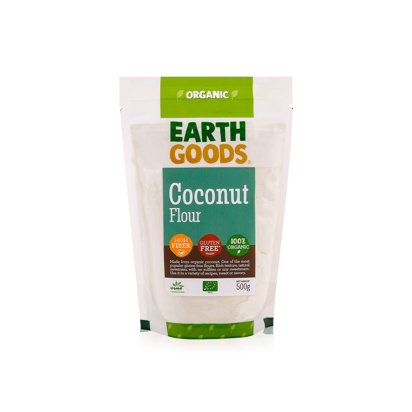 Earth Goods Organic Gluten-Free Coconut Flour 500g