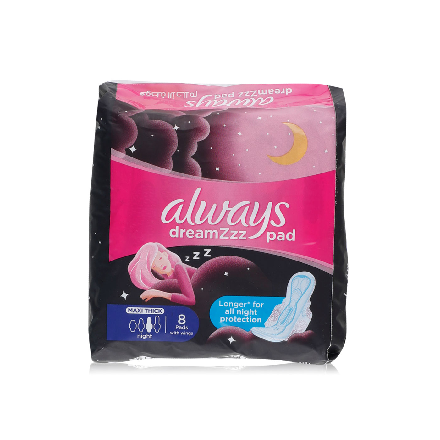 Always Feminine Night Premium Napkins x 8