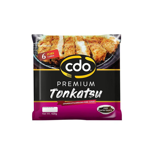 Cdo Premium Frozen Tonkatsu Pork Cutlets 420G
