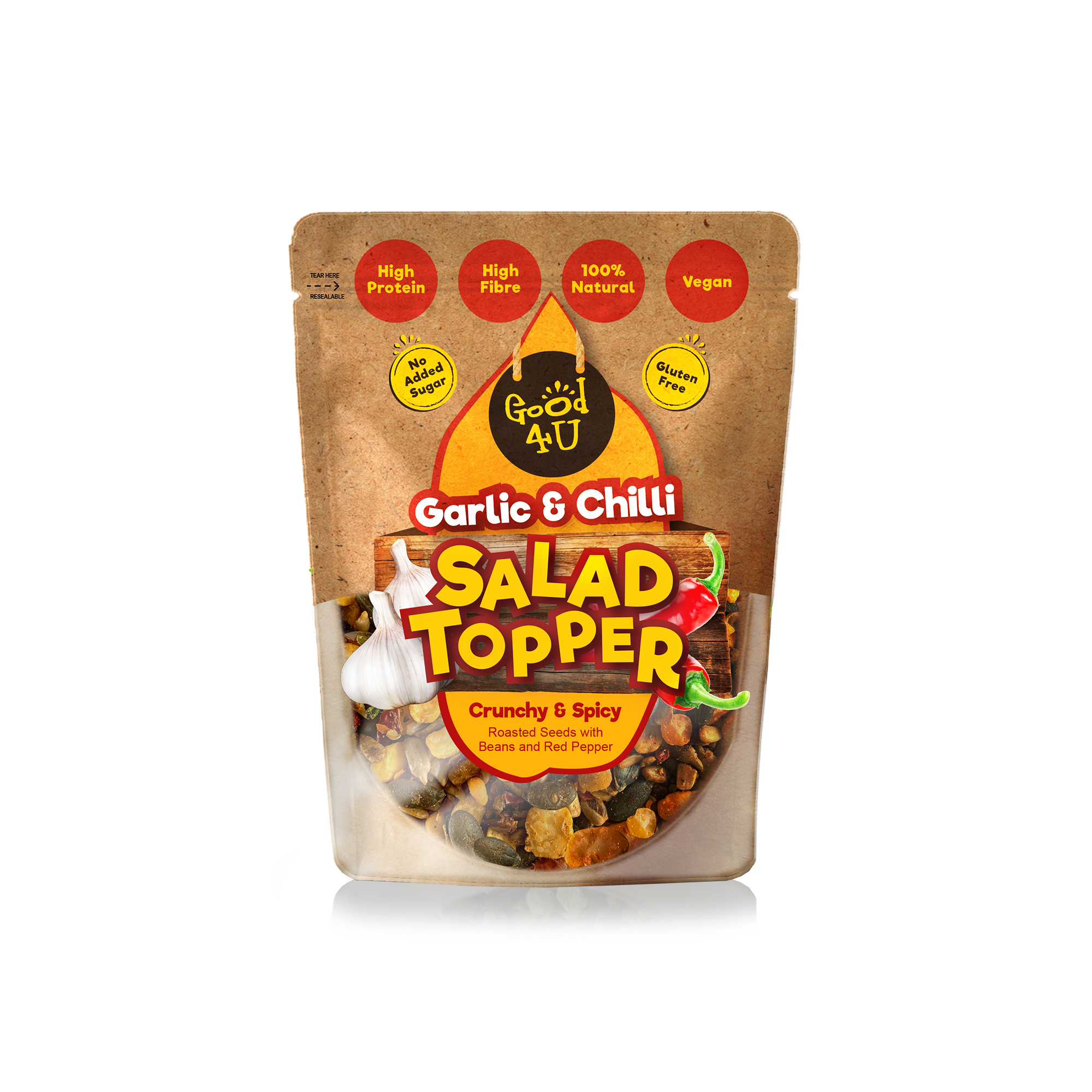 Good4u Salad Topper Garlic & Chilli 125g
